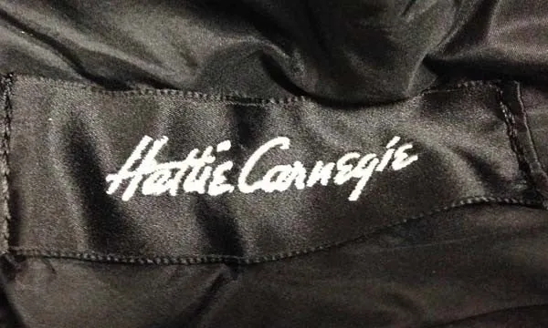 1950s Hattie Carnegie Black Persian Lamb Jacket