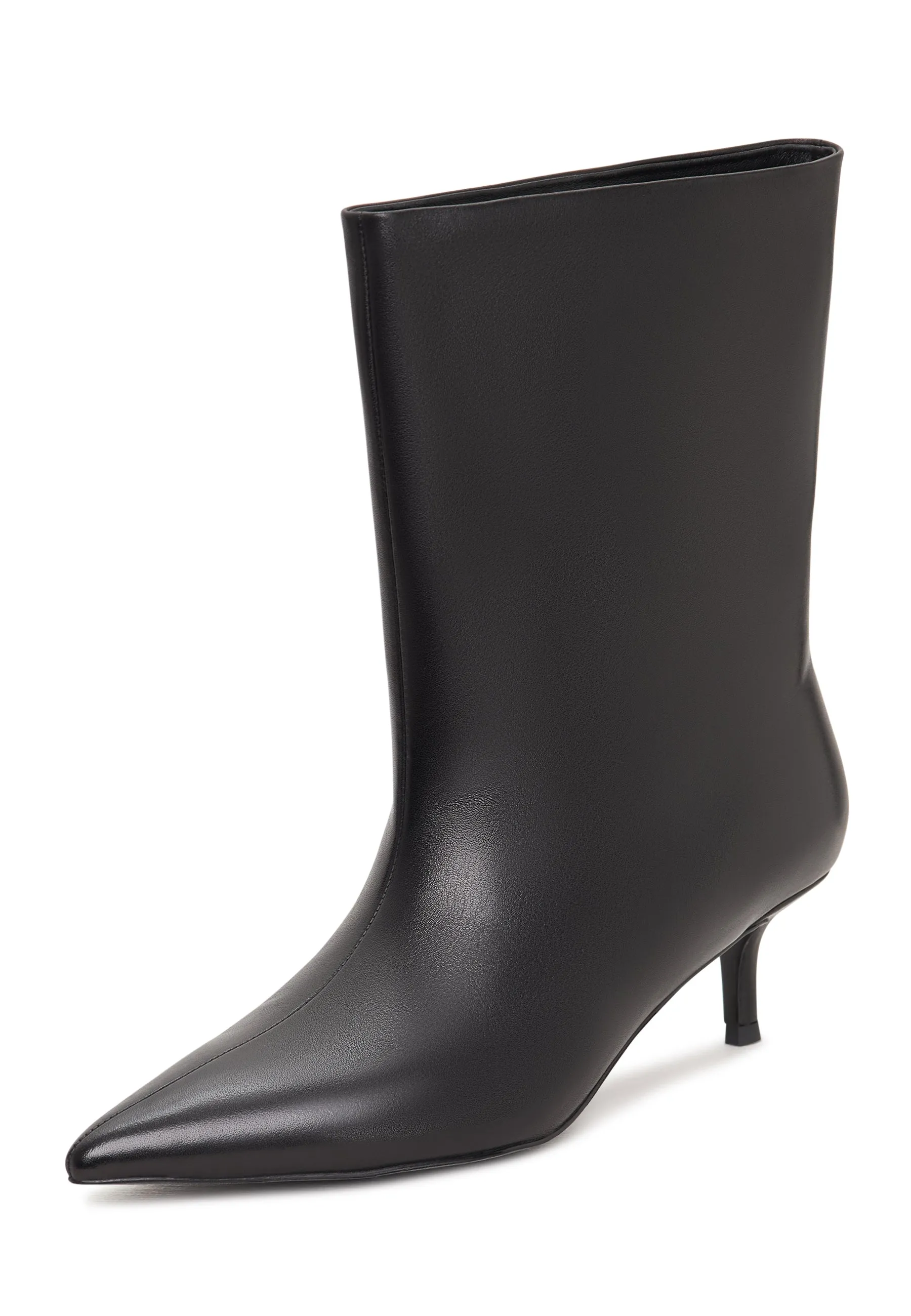 Ankle Boots with Kitten Heel Regina - Black