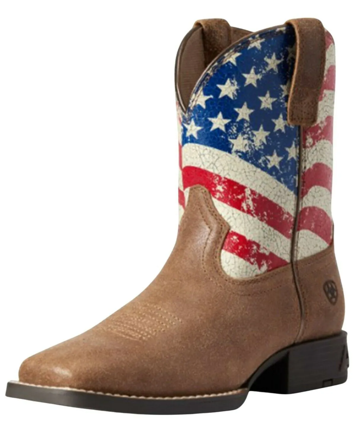 Ariat Youth Stars an Stripes Brown Boots 10038441