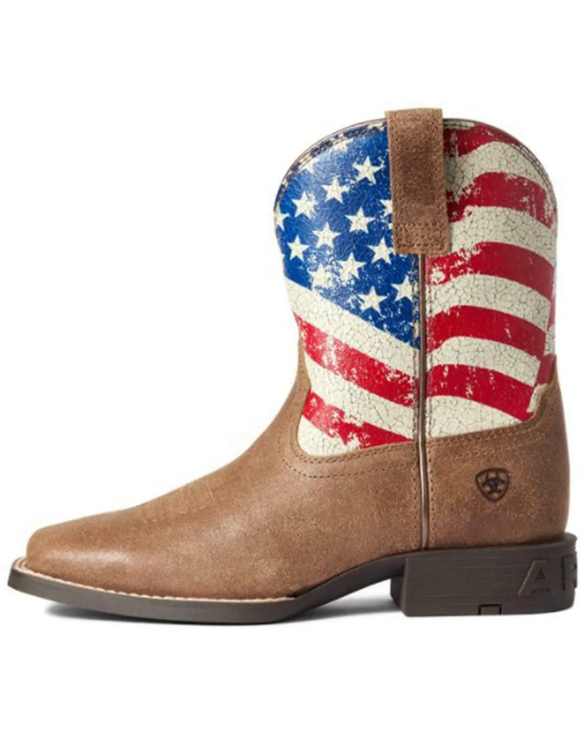 Ariat Youth Stars an Stripes Brown Boots 10038441