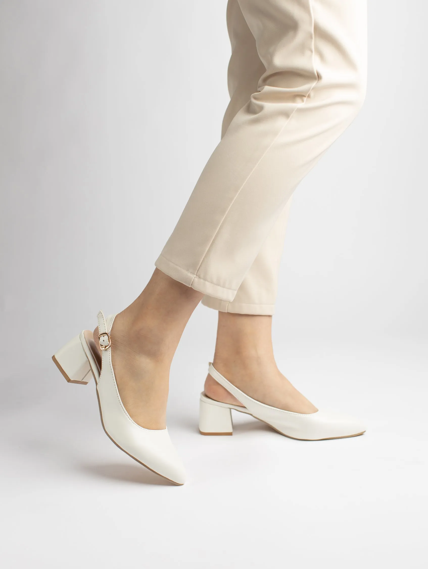 BASIC Bella Slingback Heels