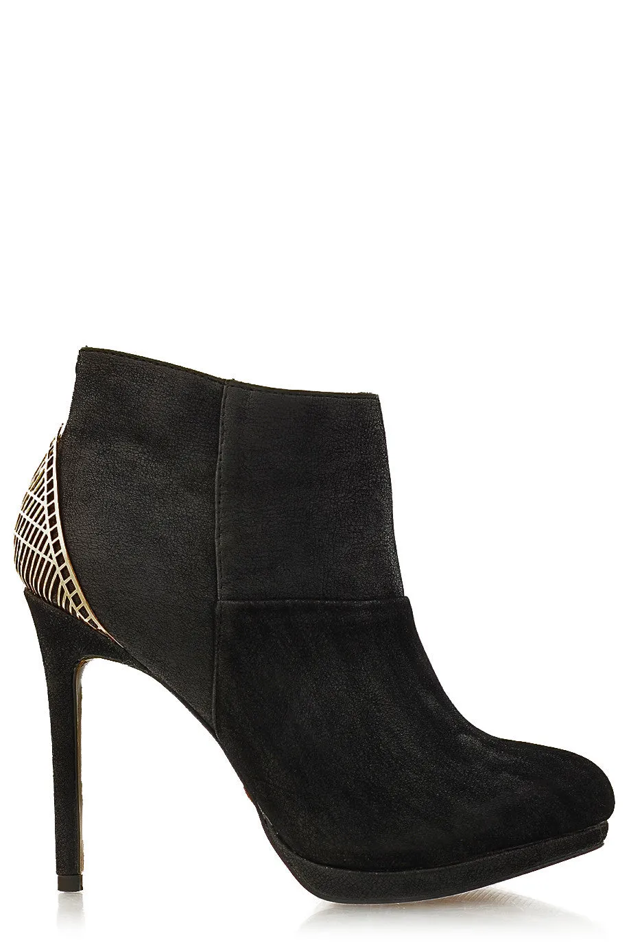 BLINK ADDIEN Black Suede Ankle Boots