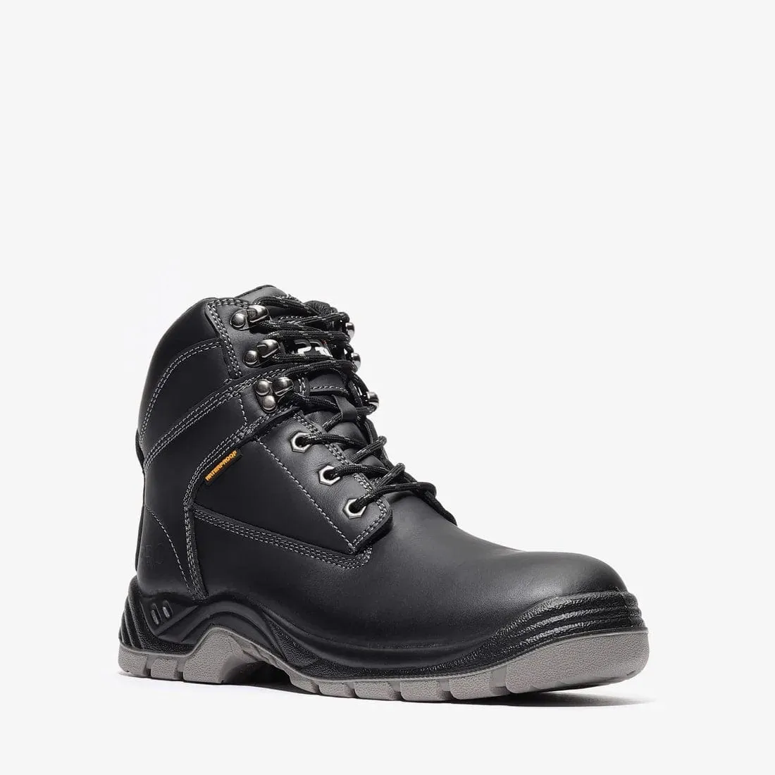 Bonanza Titan PRO 6" Plain Toe Work Boots - Black