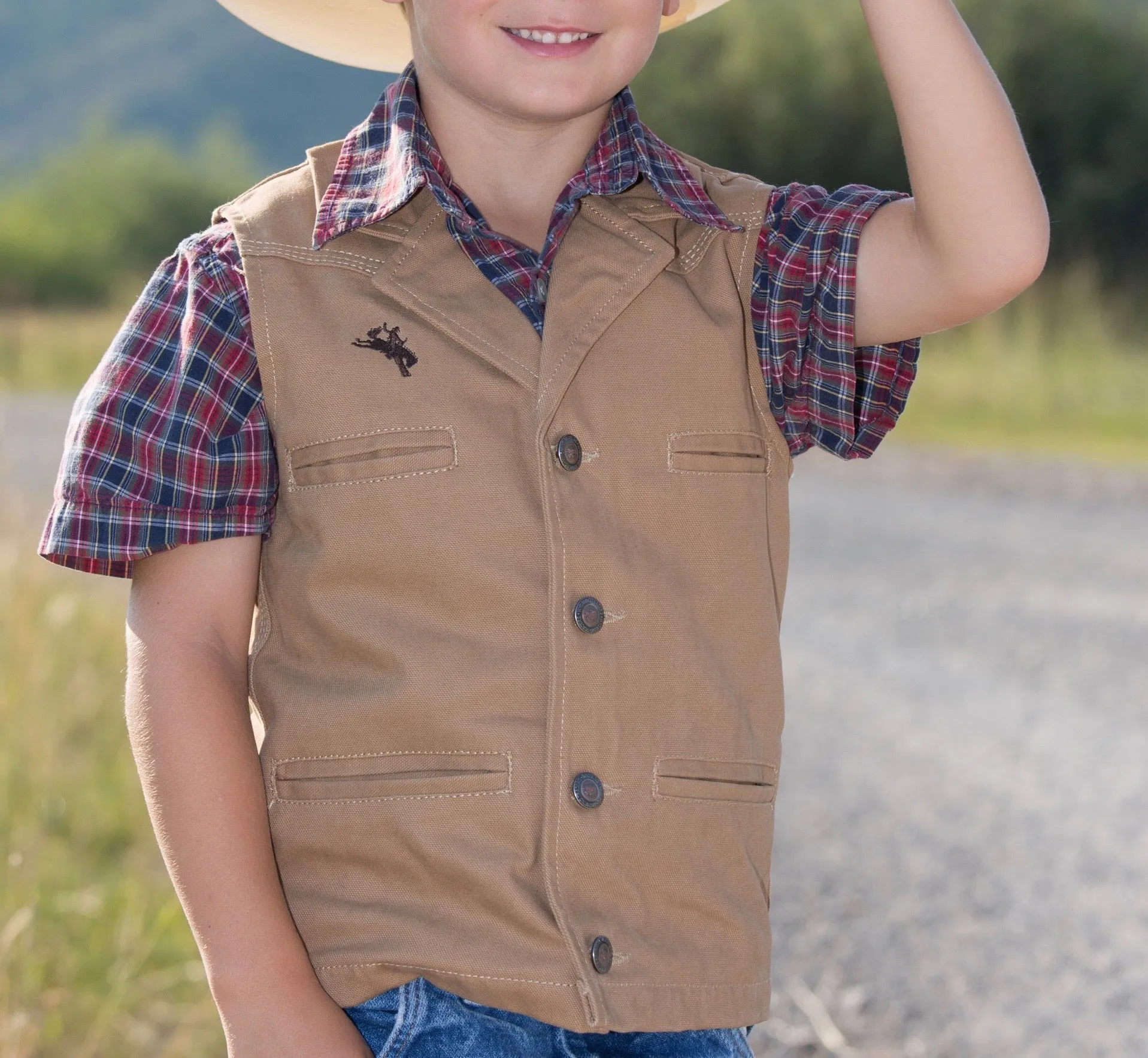 Bronco Canvas Vest