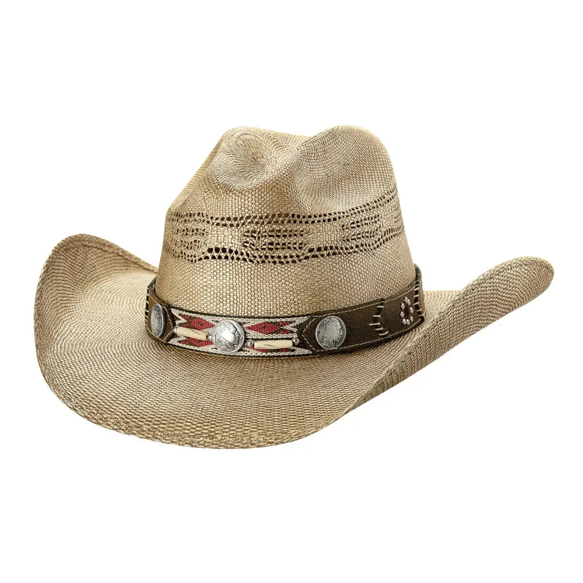 Bullhide Trailblazer - Bangora Straw Cowboy Hat (Closeout)