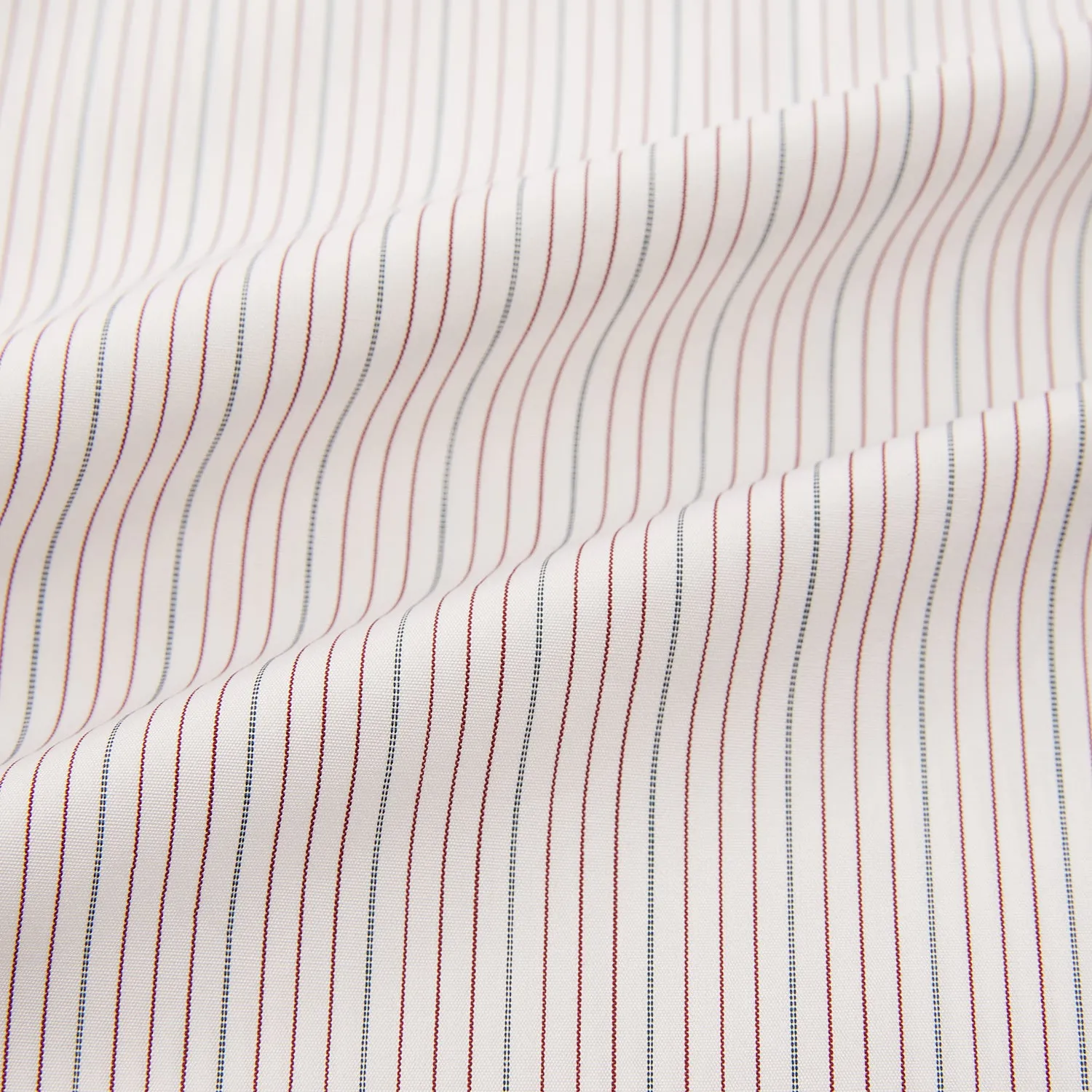 Burgundy Multi Hairline Stripe Mayfair Shirt