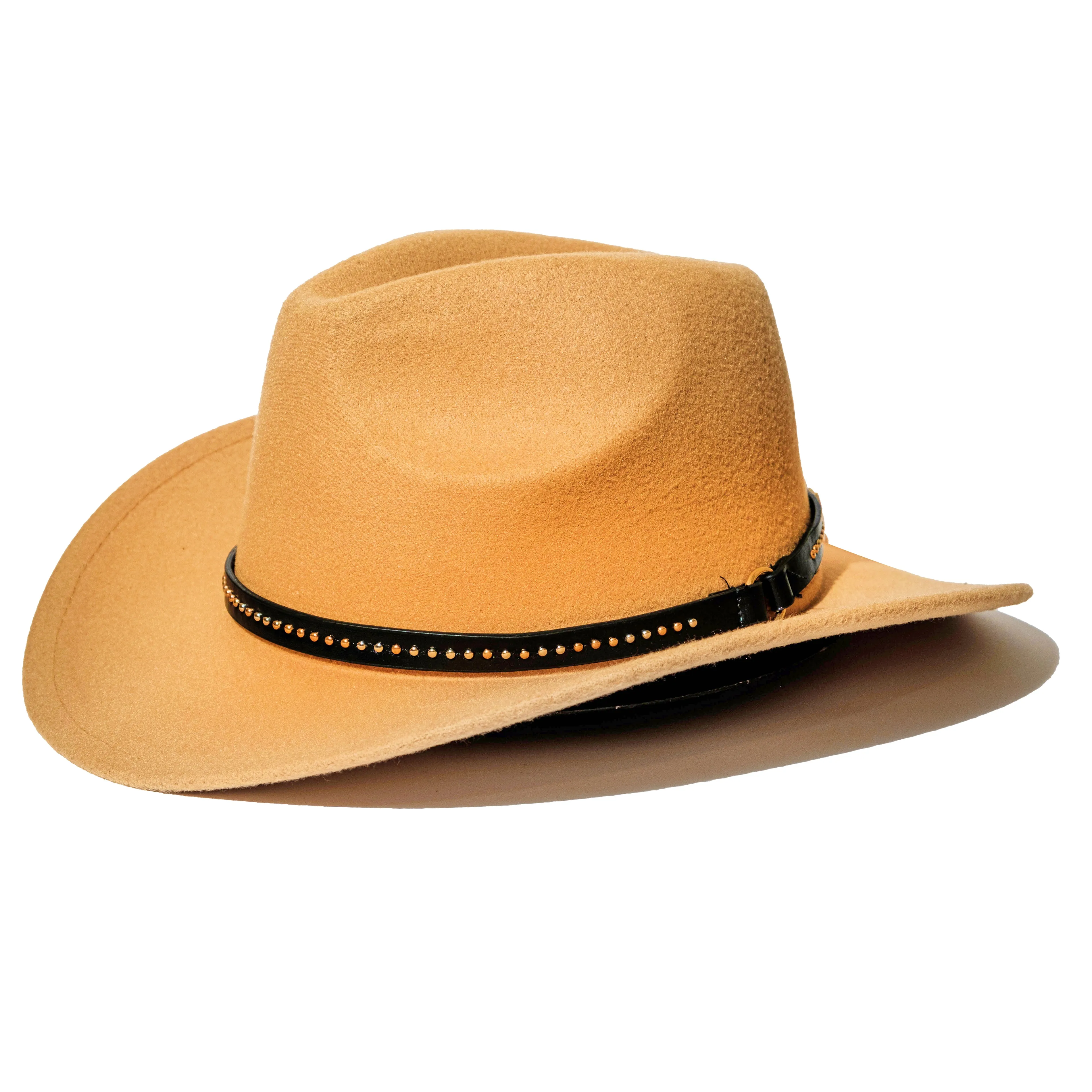 Chokore Cowboy Hat with Belt Band (Beige)