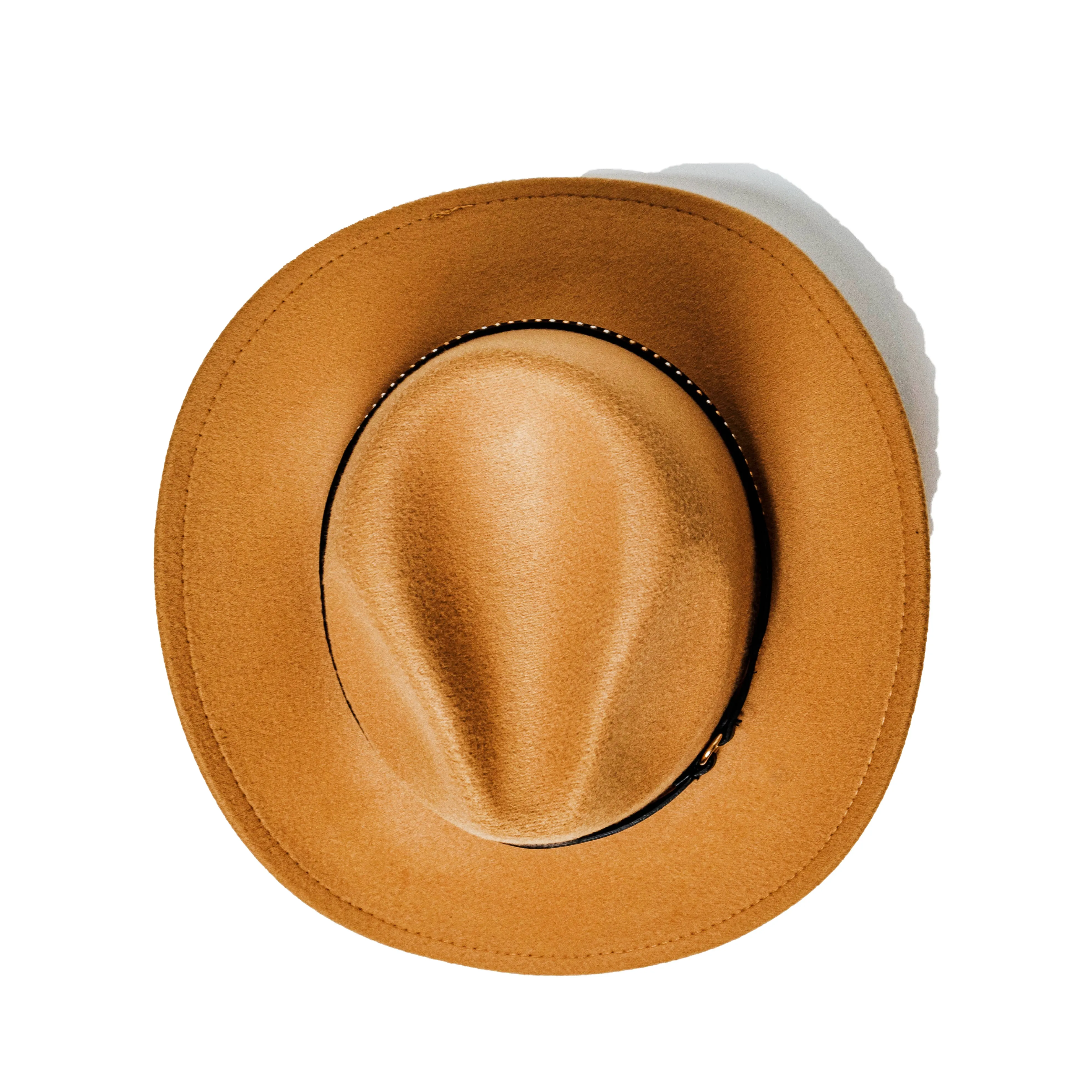 Chokore Cowboy Hat with Belt Band (Beige)