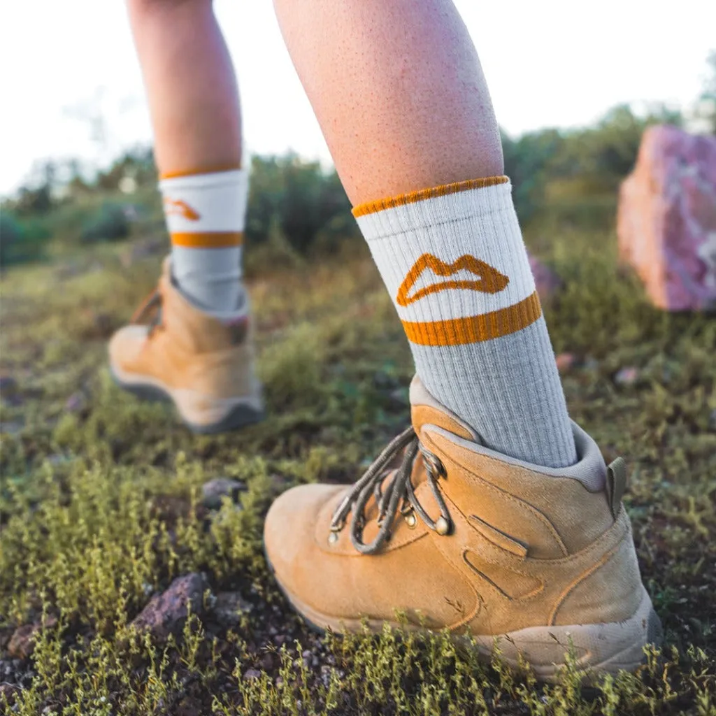 Classic Crew Trail Sock - Gray