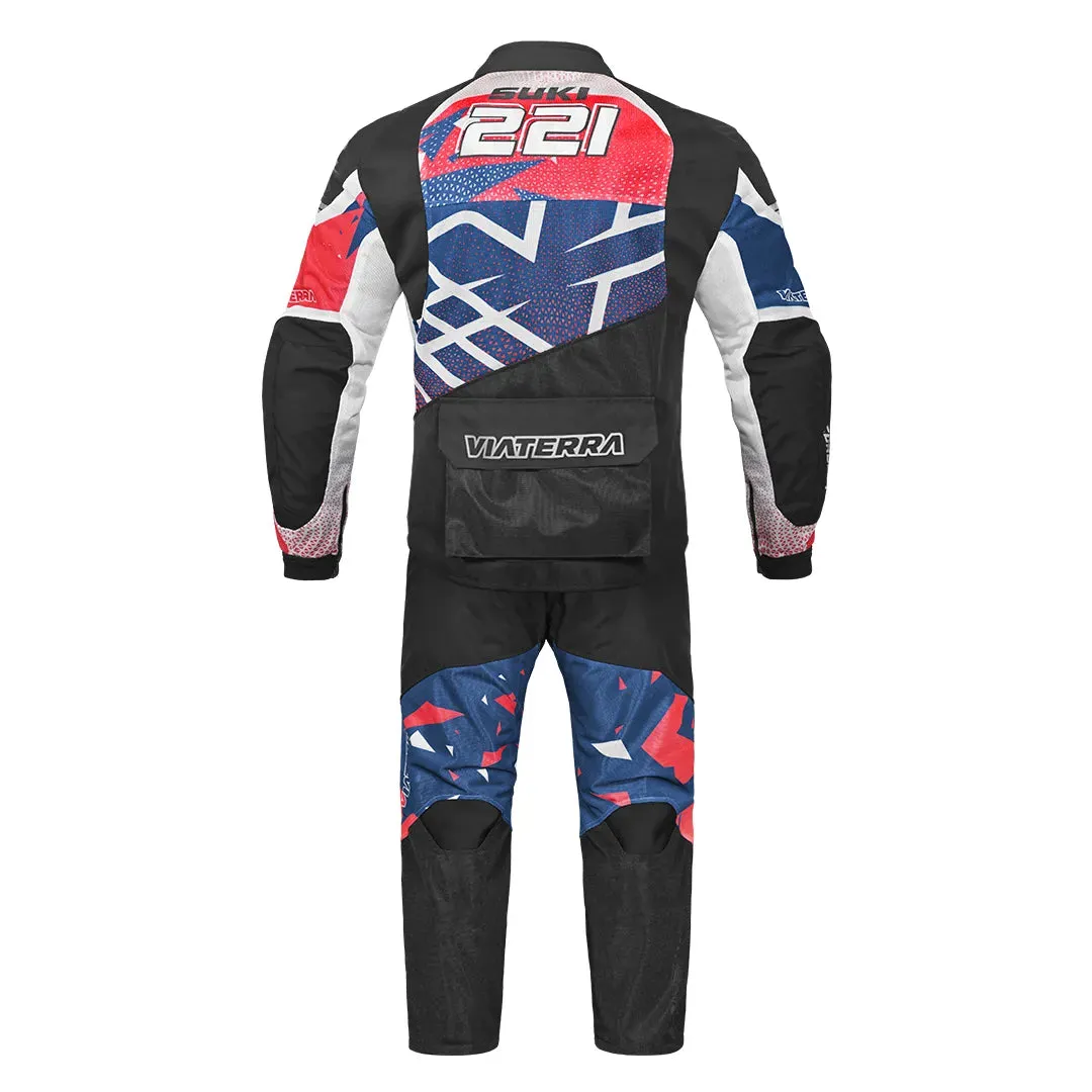 Corbett Off- Road Suit - Red/Blue