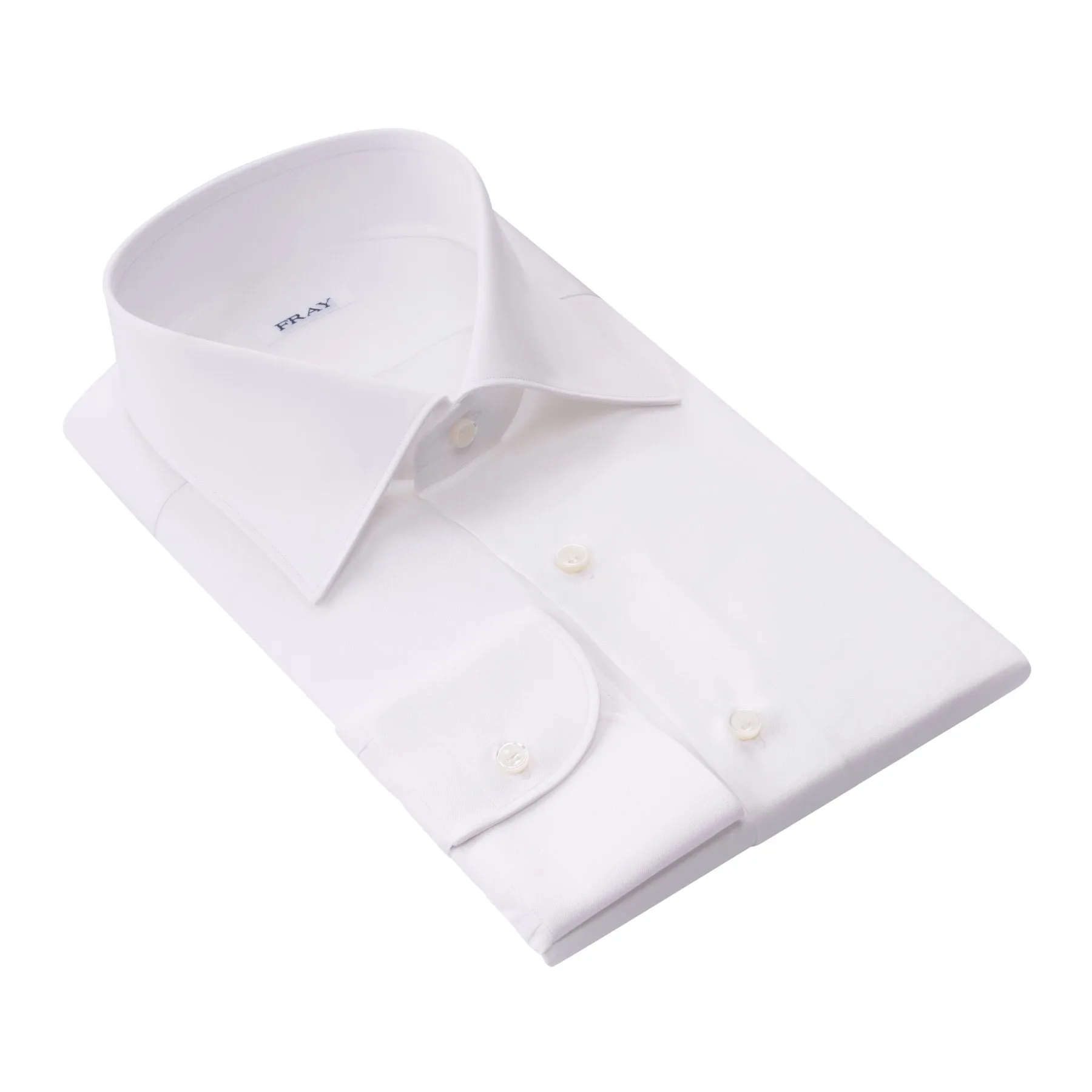 Cotton White Shirt with Classic Collar