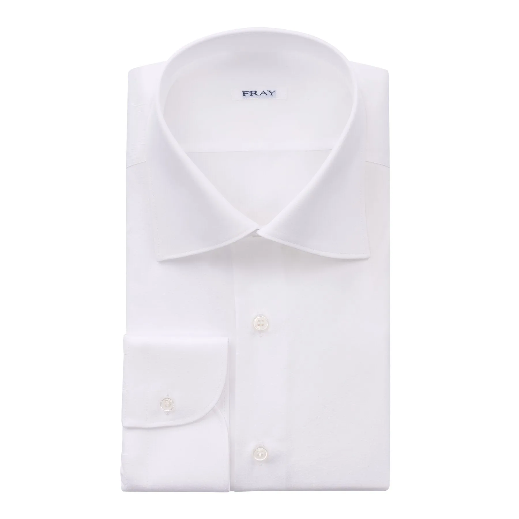 Cotton White Shirt with Classic Collar