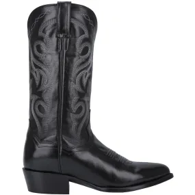 Dan Post Milwaukee Western Pull On Black Leather Boots Men DP2110R