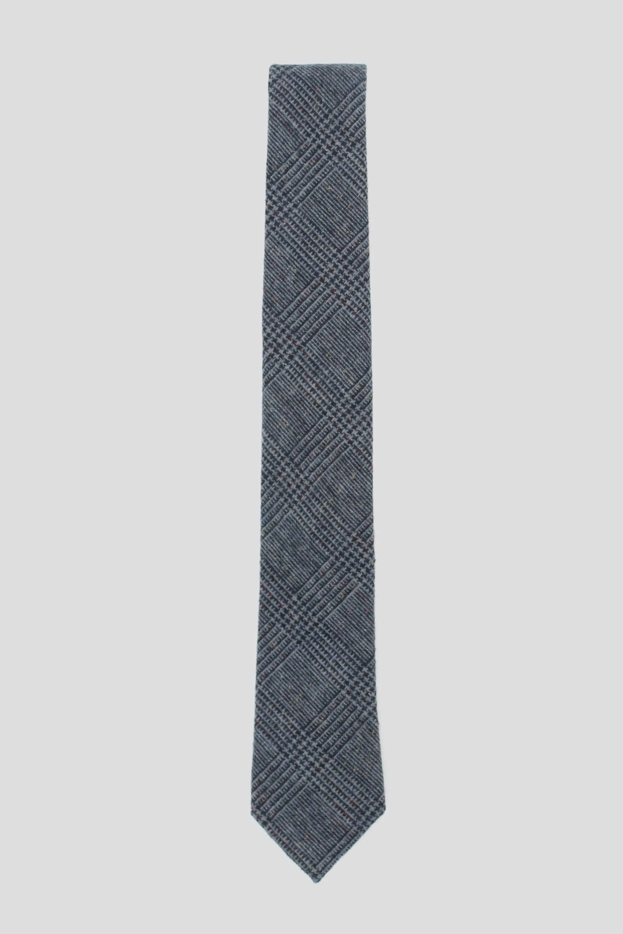 Darius Blue Prince of Wales Check Tie