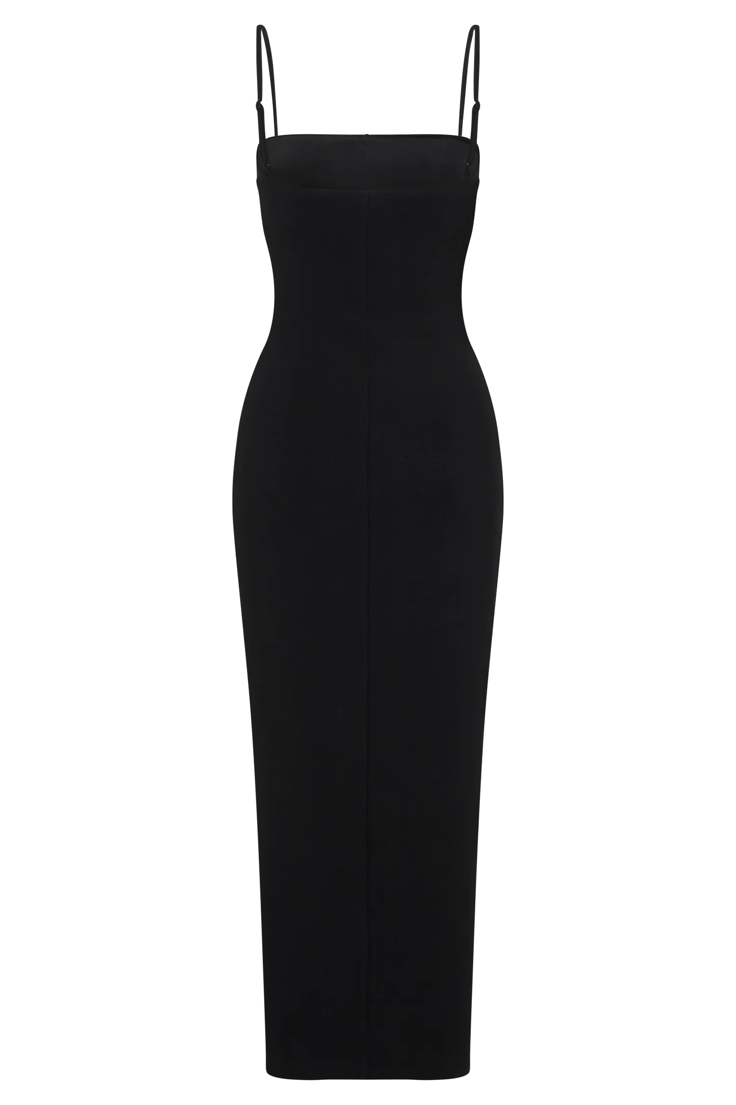 Delia Crepe Maxi Dress - Black