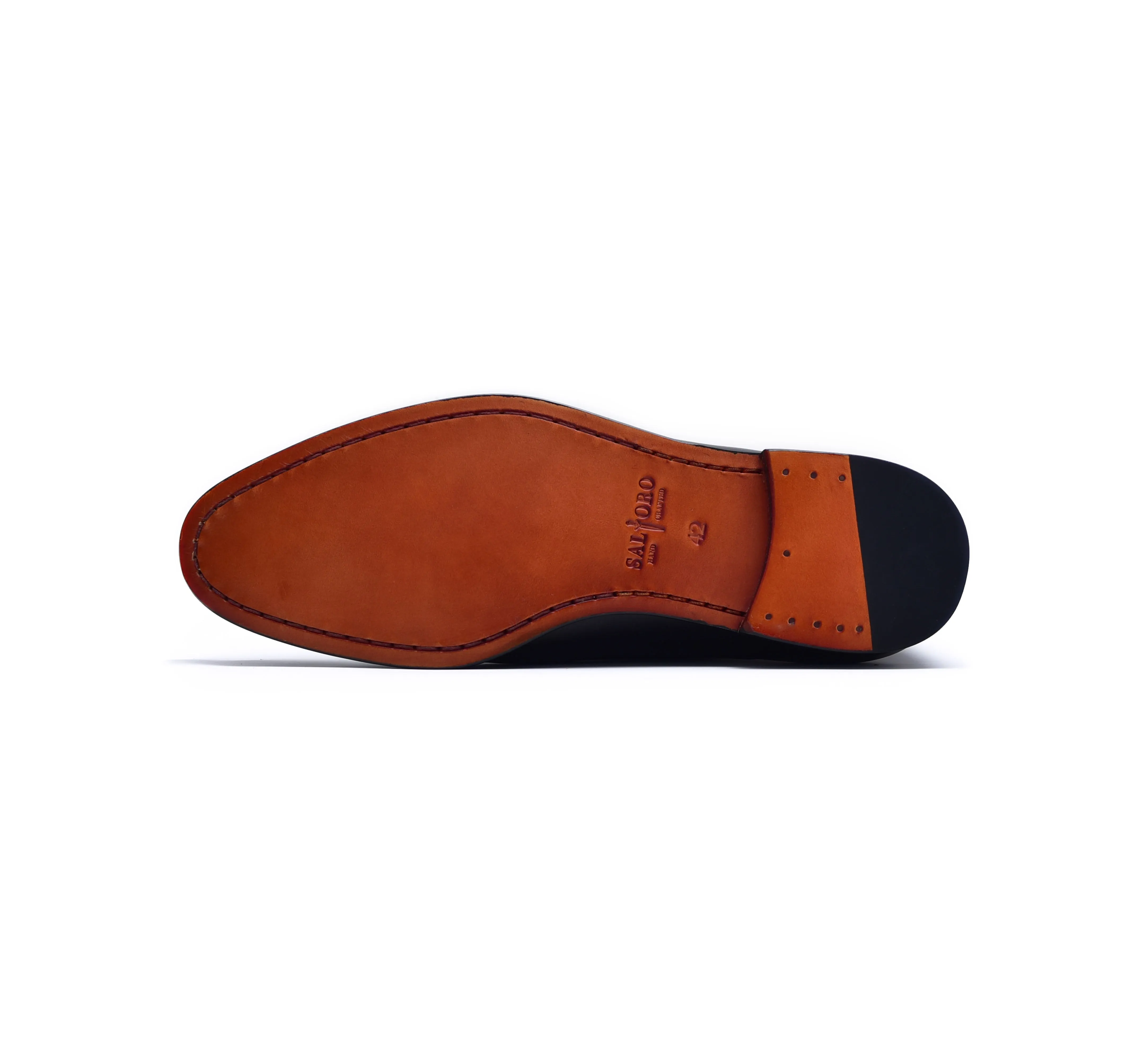 Double Monk II - Black Strap Dress Shoes