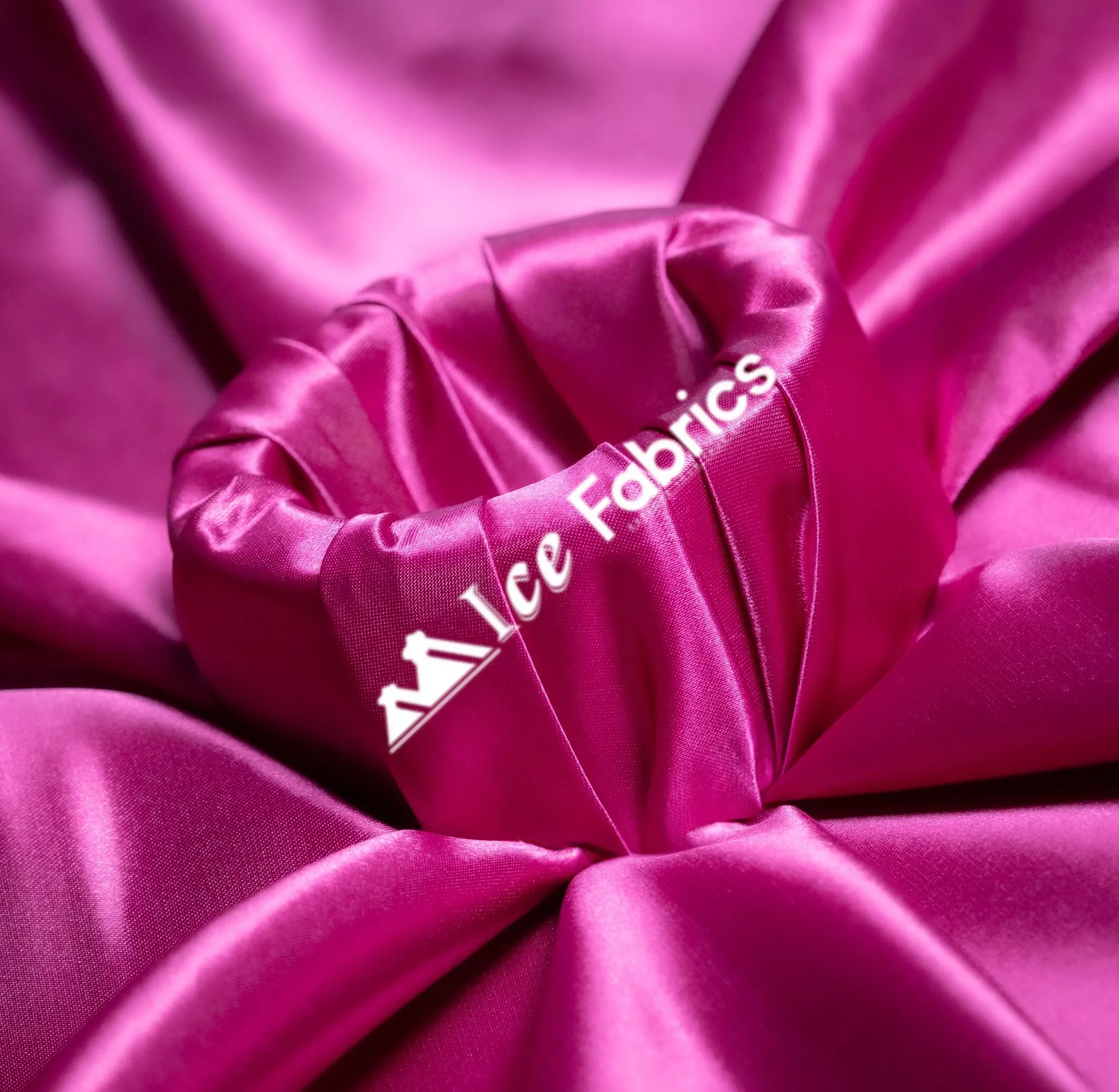 Fuchsia Shiny Bridal Satin Fabric