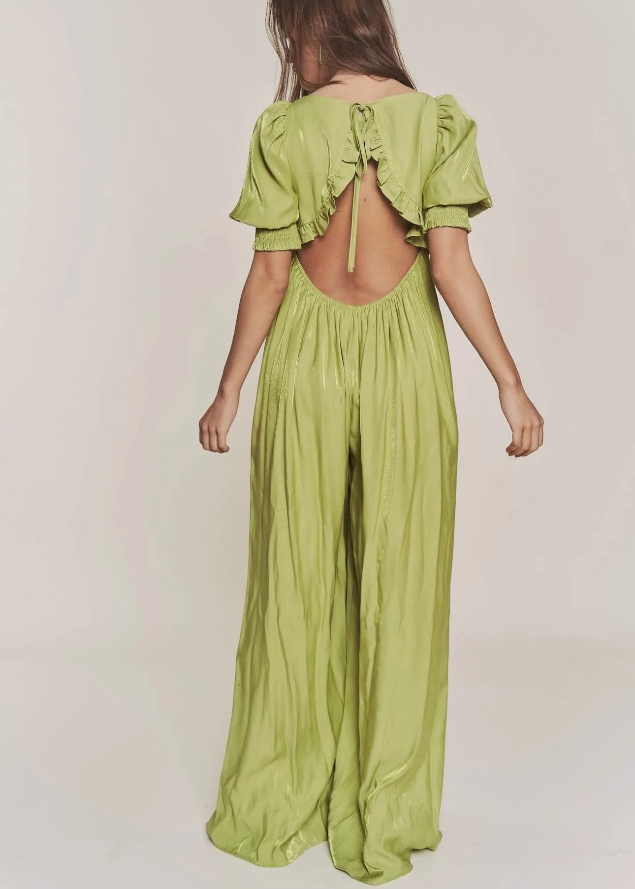 Go Beyond Satin Jumpsuit