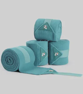 Horse Polo Fleece Bandages Turquoise