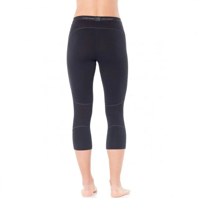 Icebreaker 200 Zone Women's Legless Thermals - Black/Mineral