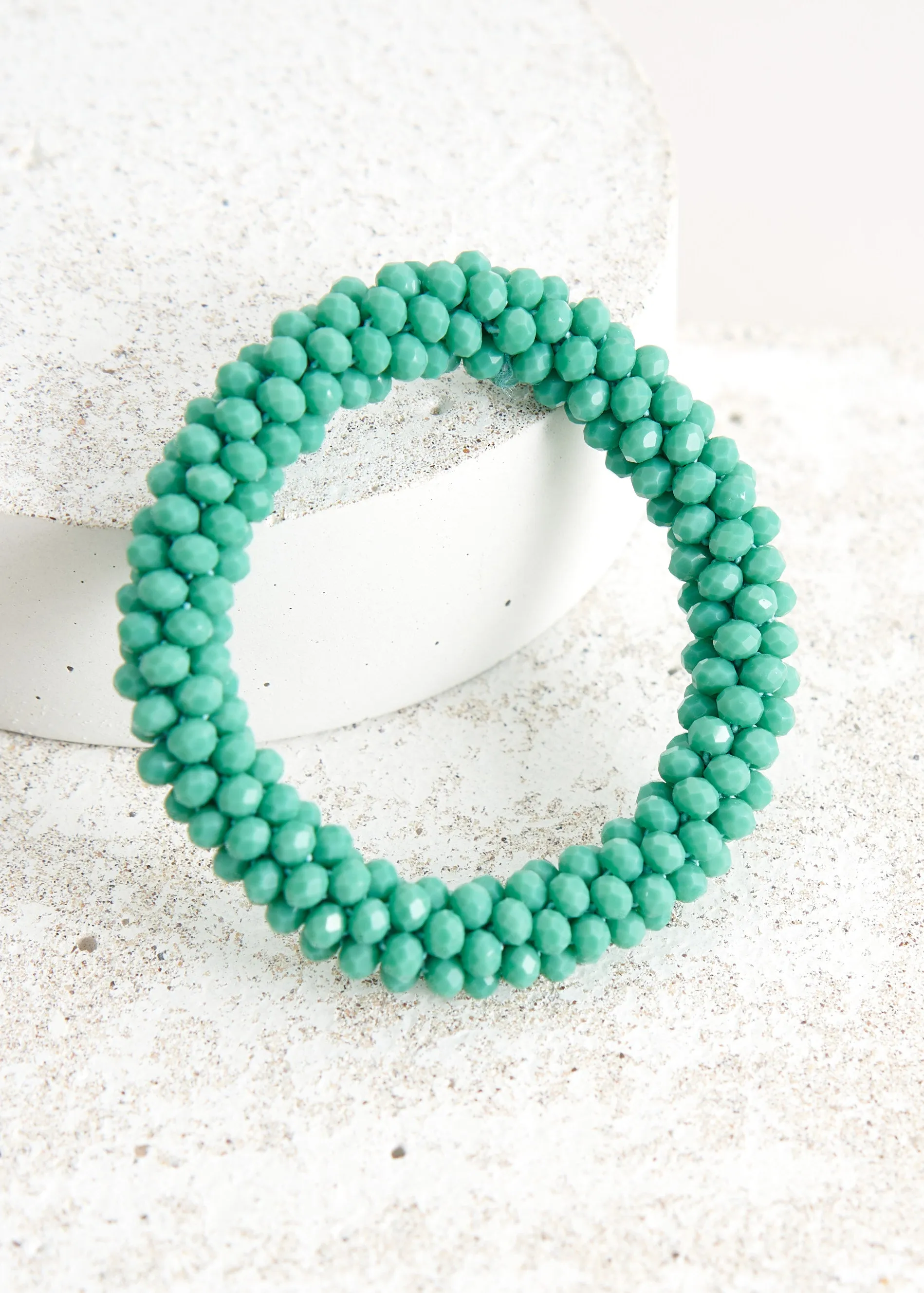 INES CRYSTAL BRACELET - EMERALD