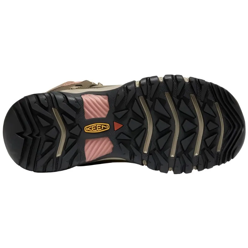 Keen Ridge Flex Women's WP Mid Walking Boots - Timberwolf/Brick Dust