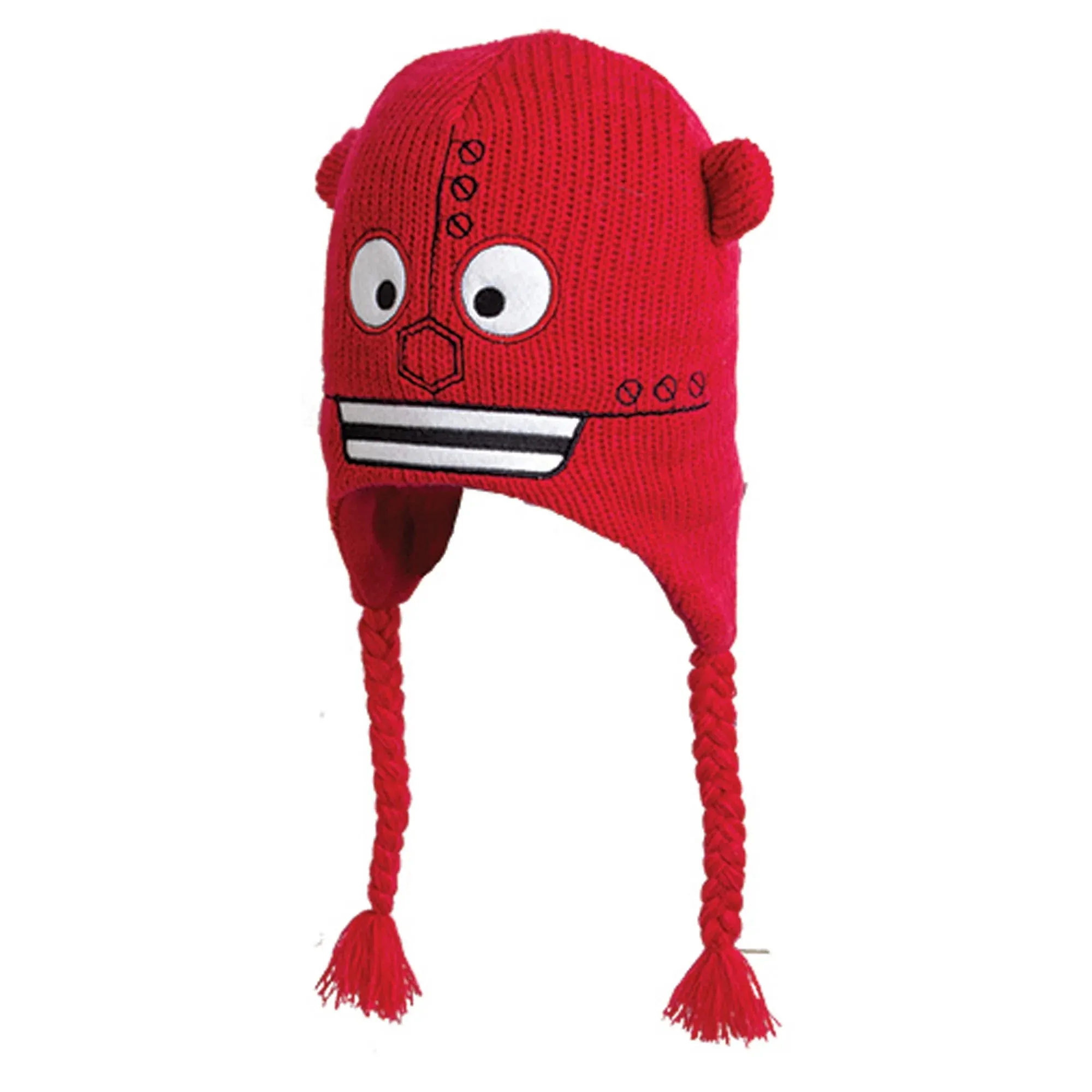 KIDS ROBOT EAR WARMER HAT