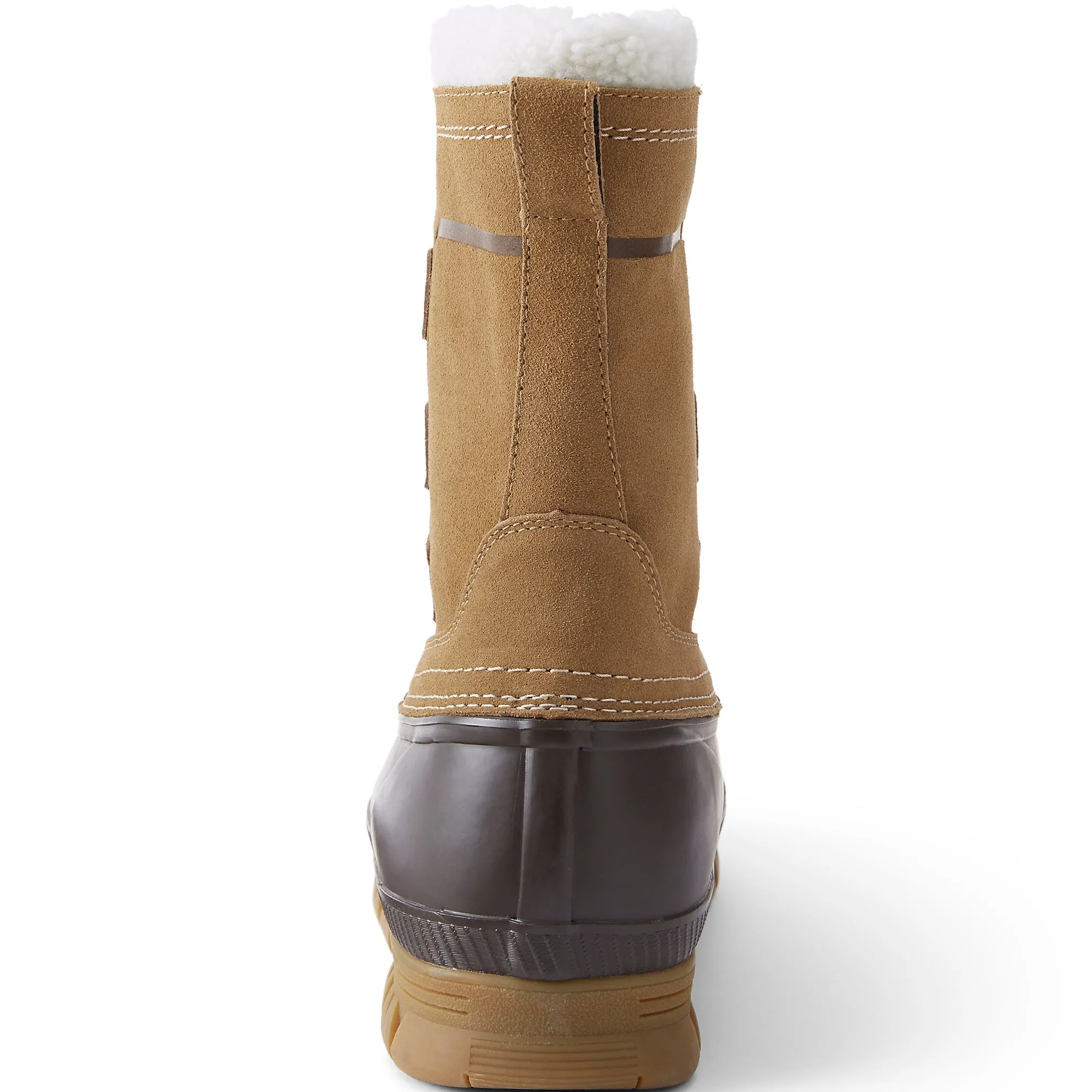 Lands' End Men's Expedition Suede Insulated Winter Snow Boots