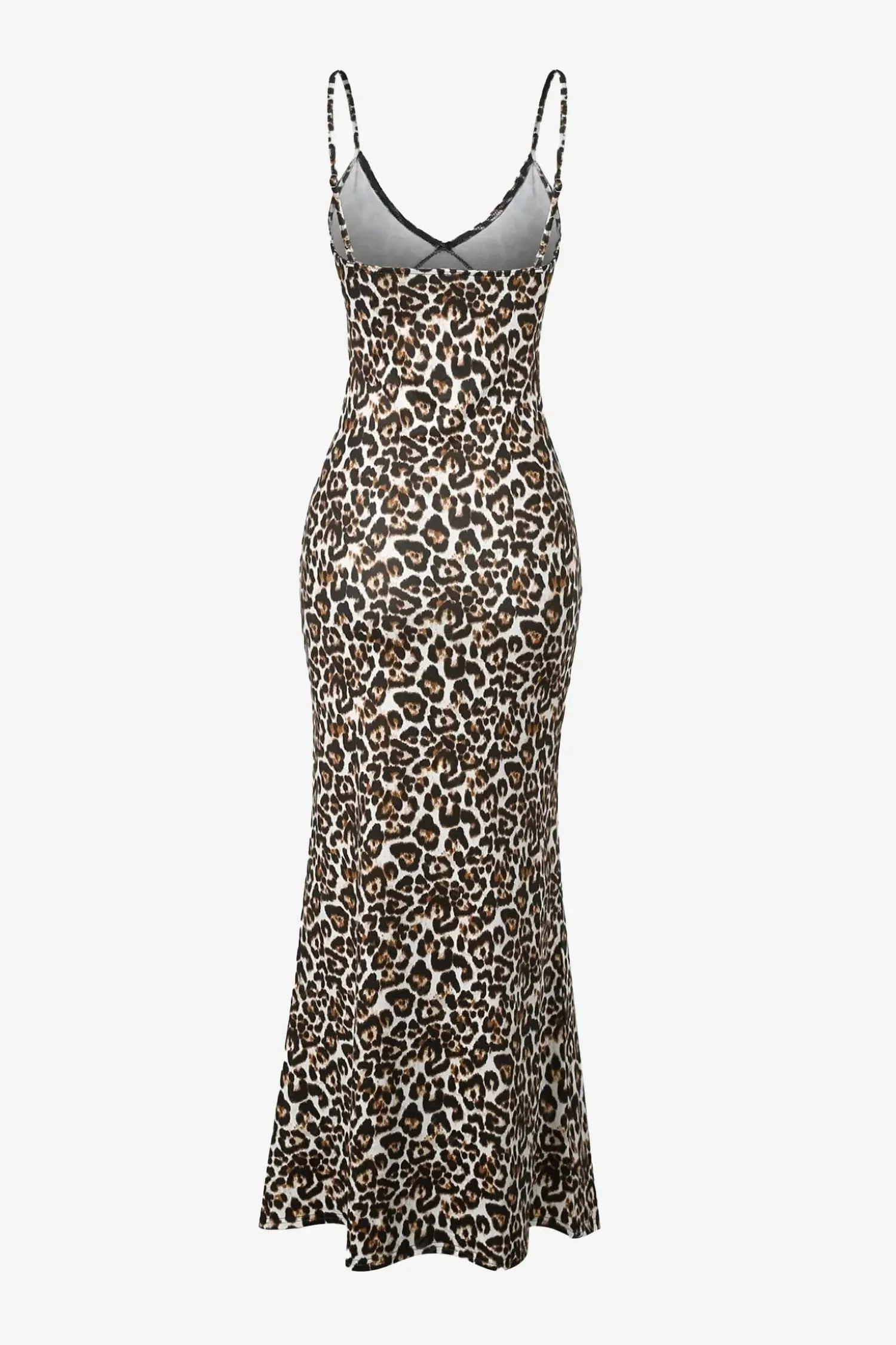 Leopard Print Maxi Slip Dress