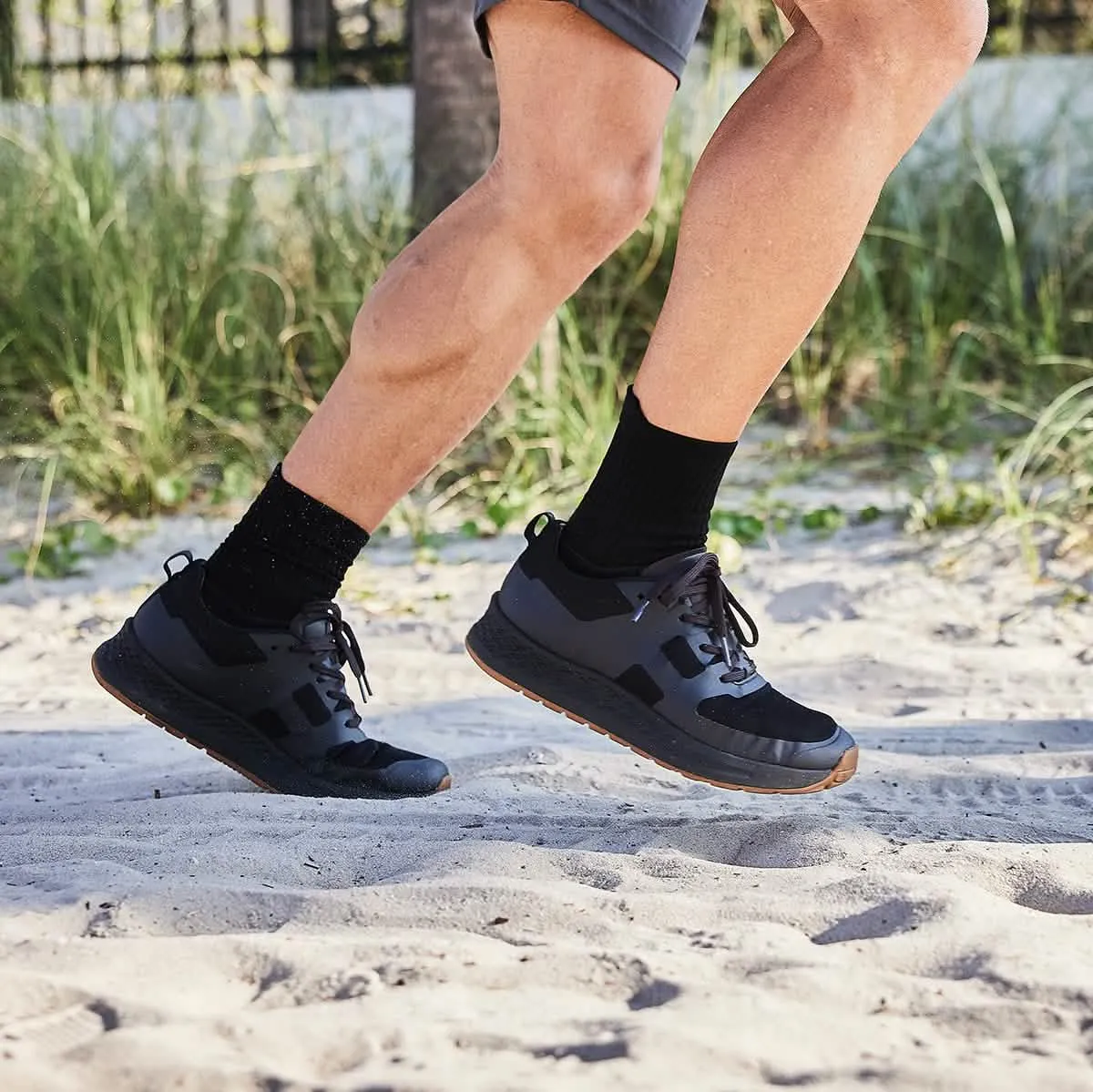 Men's Rough Runners - Black   Gum