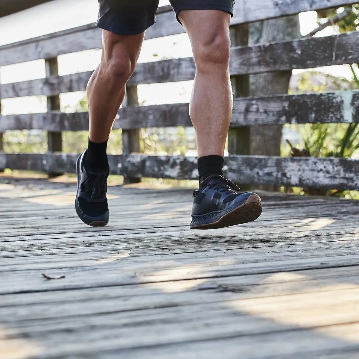 Men's Rough Runners - Black   Gum