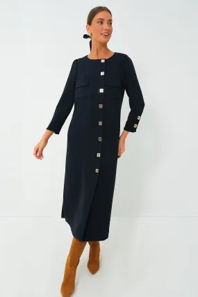 Navy Barnett Dress