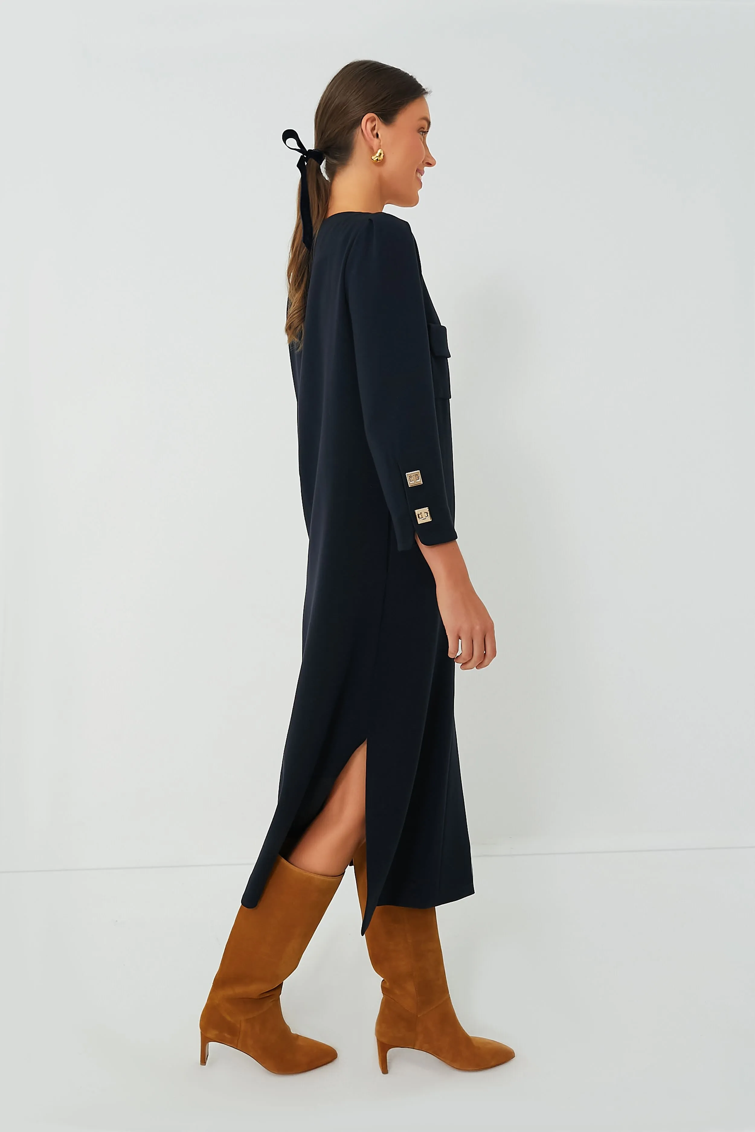 Navy Barnett Dress