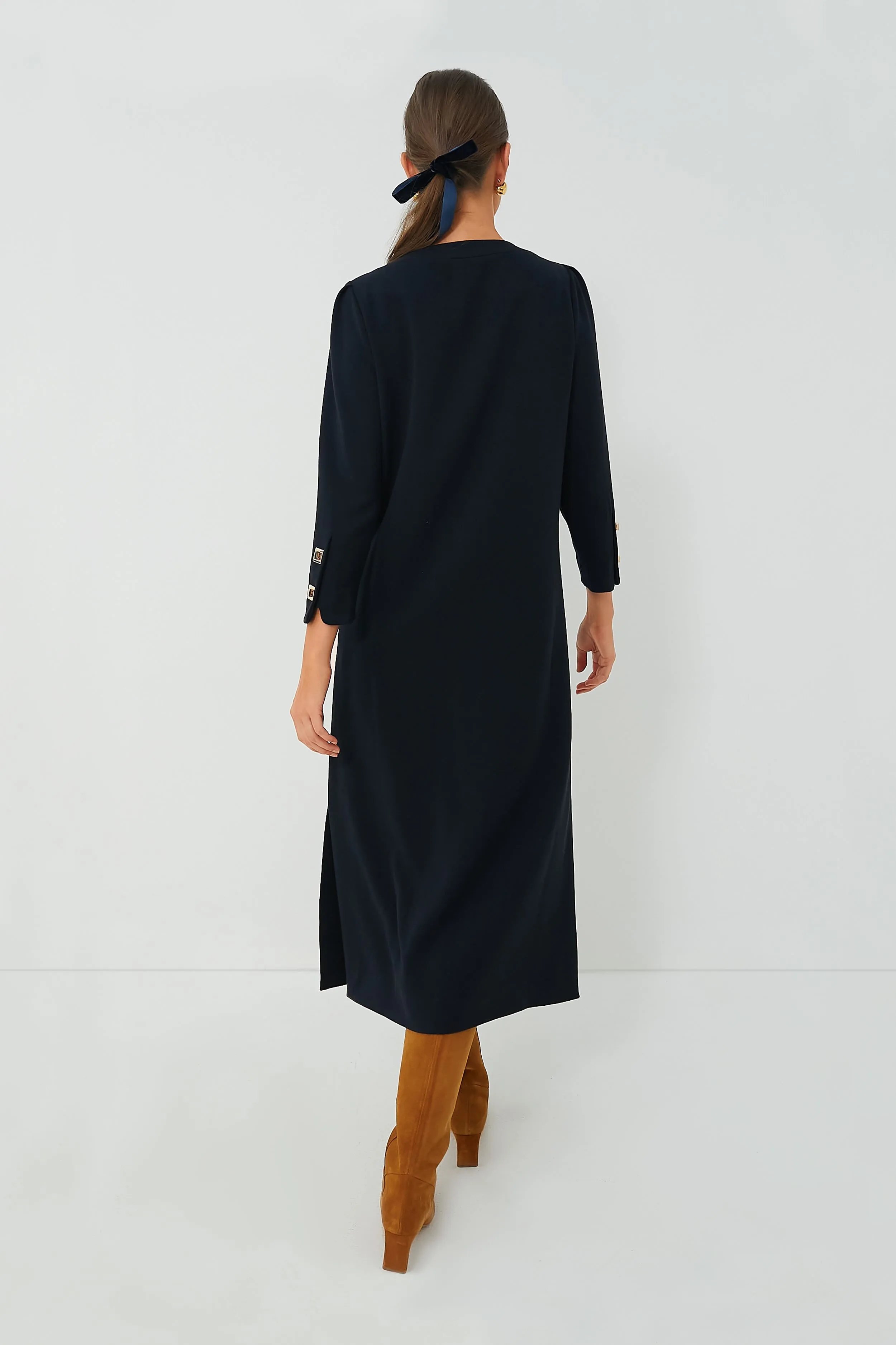 Navy Barnett Dress