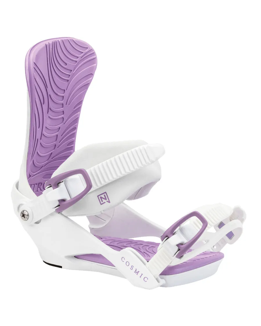 Nitro Women's Cosmic Binding White Brush 2025