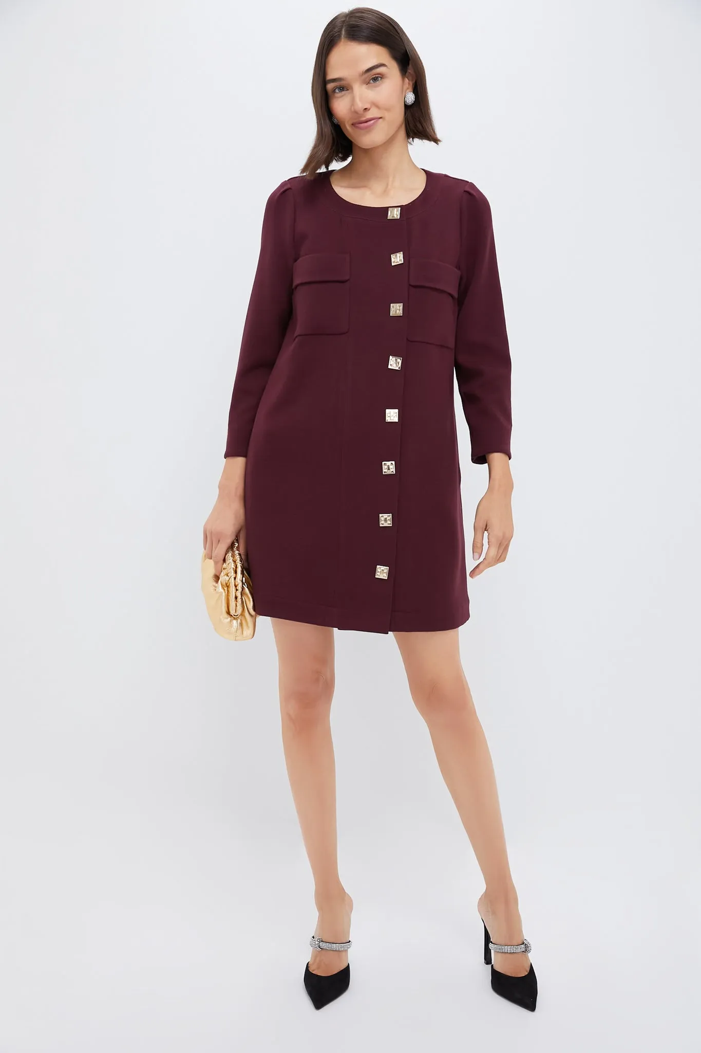 Oxblood Barnett Mini Dress