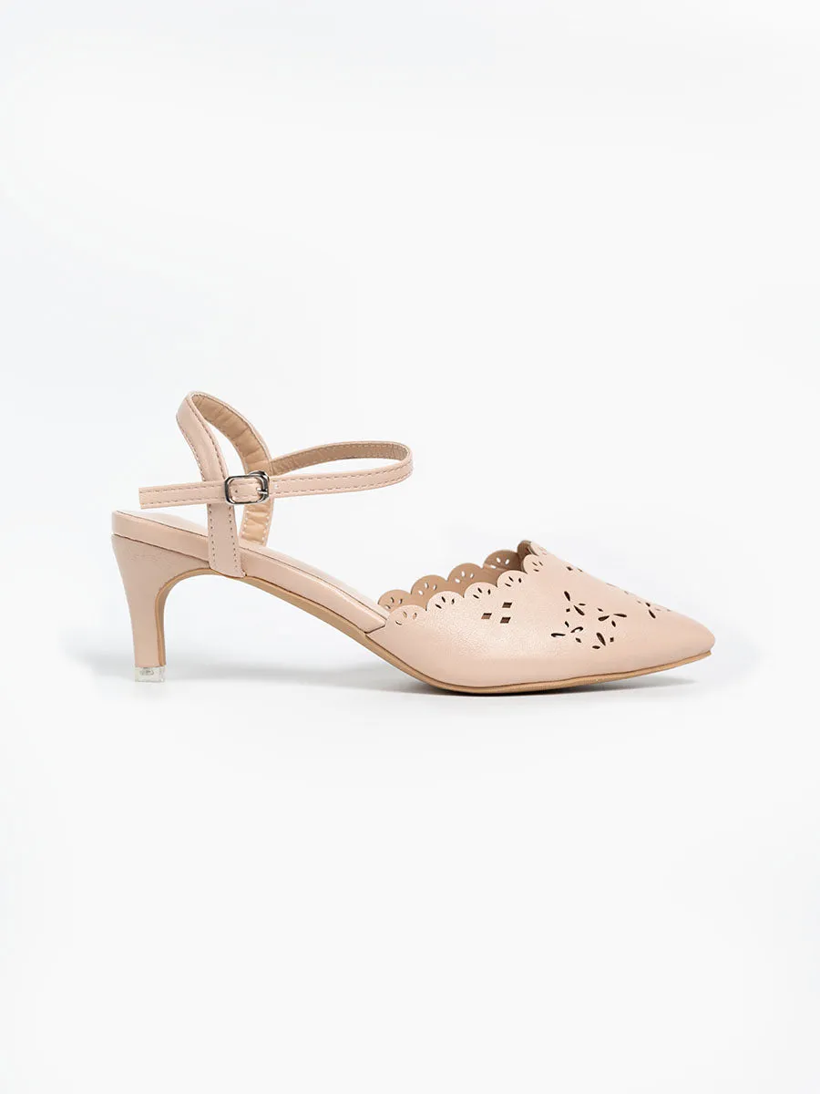 Ratna Eyelet Pump Heels