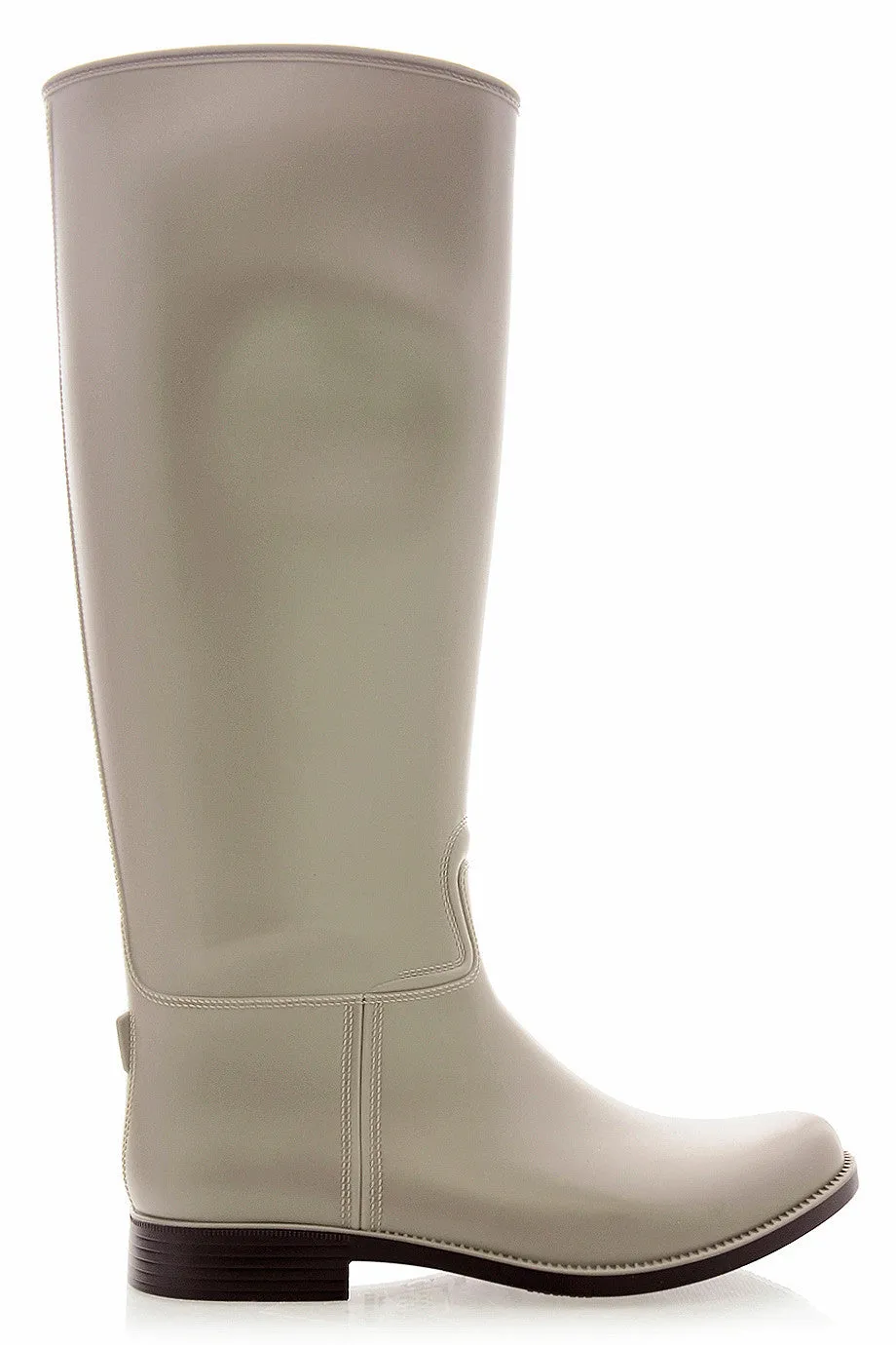 RIDER Cream Beige Rubber Boots