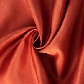 Satin Rectangular 90"x132" Tablecloth - Rust