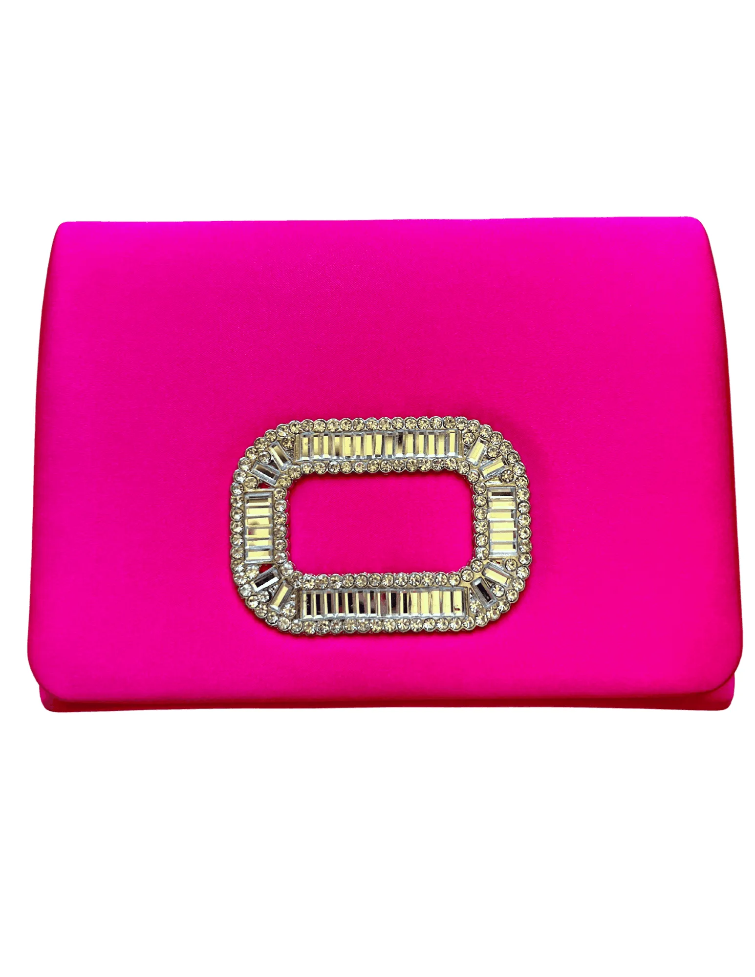 Satin Top Handle Clutch