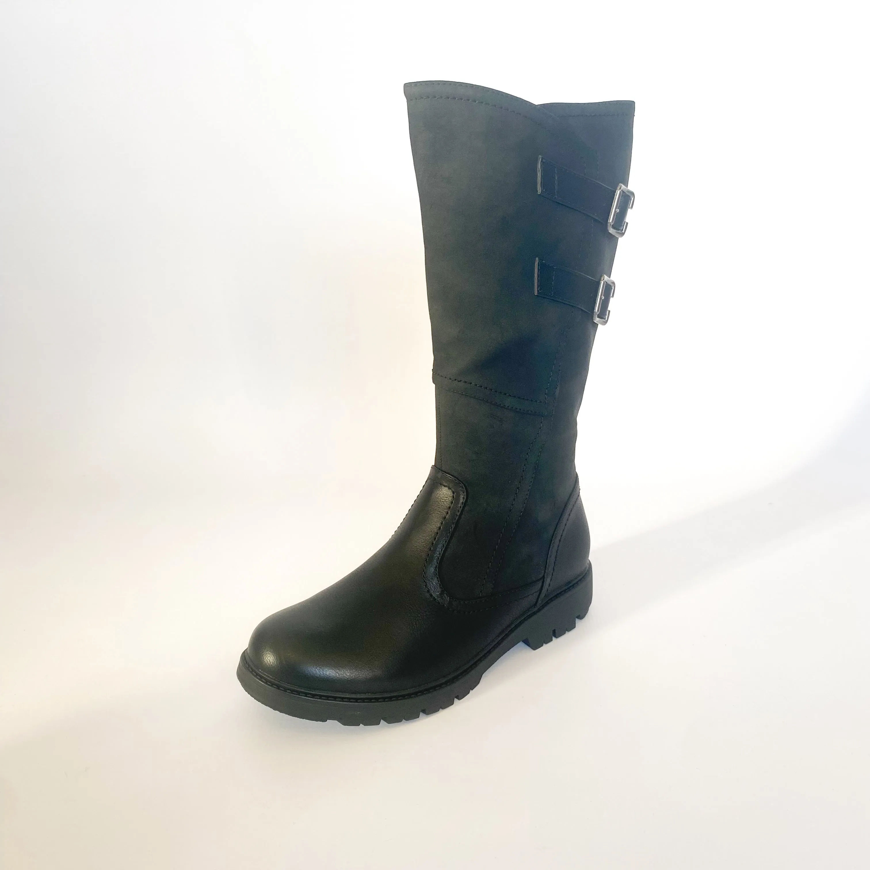 Savoy black long boot