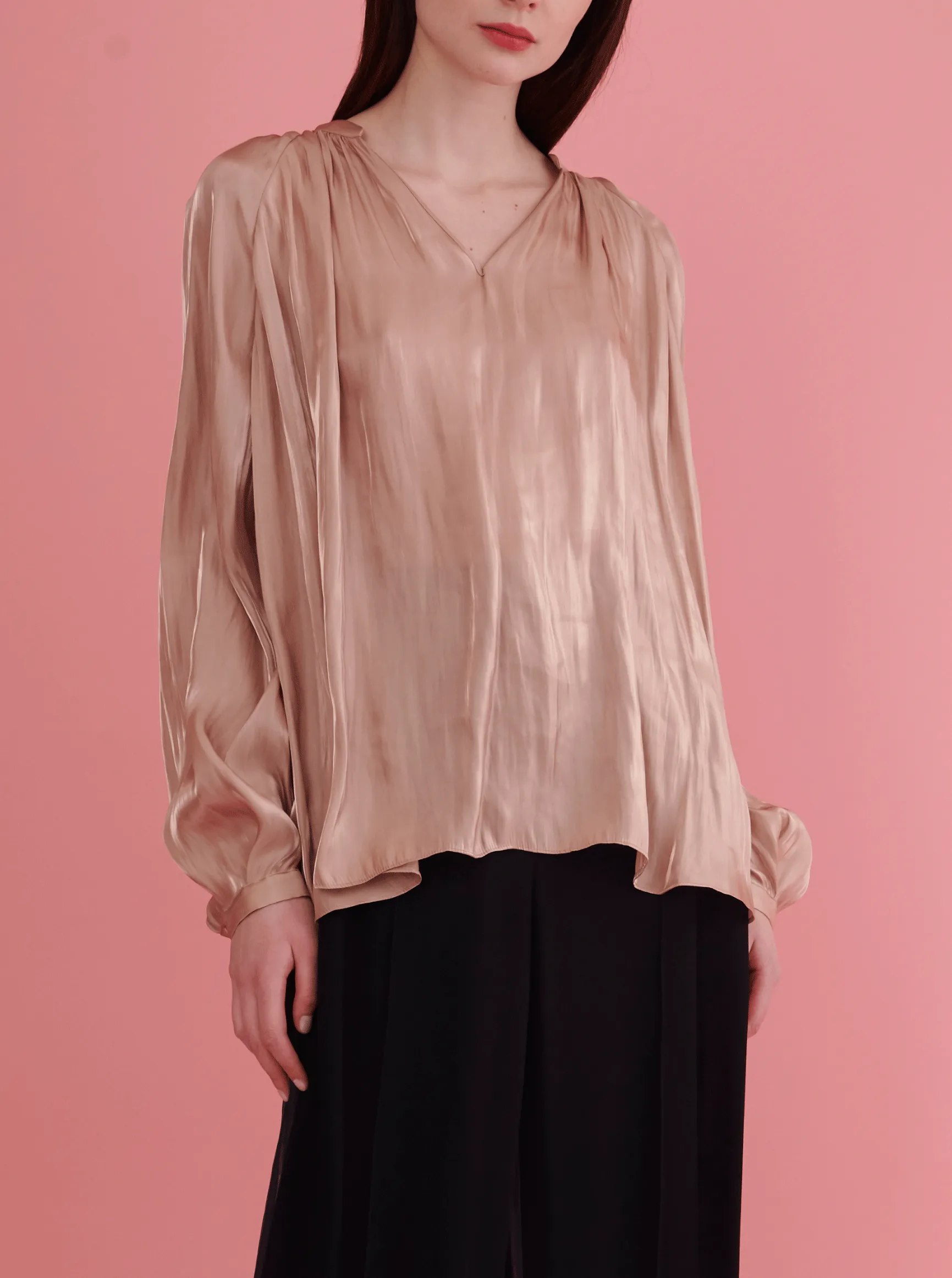 SUKI BLOUSE, BEIGE