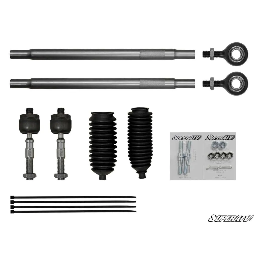 SuperATV Polaris RZR XP 1000 Heavy-Duty Swaged Tie Rod Kit