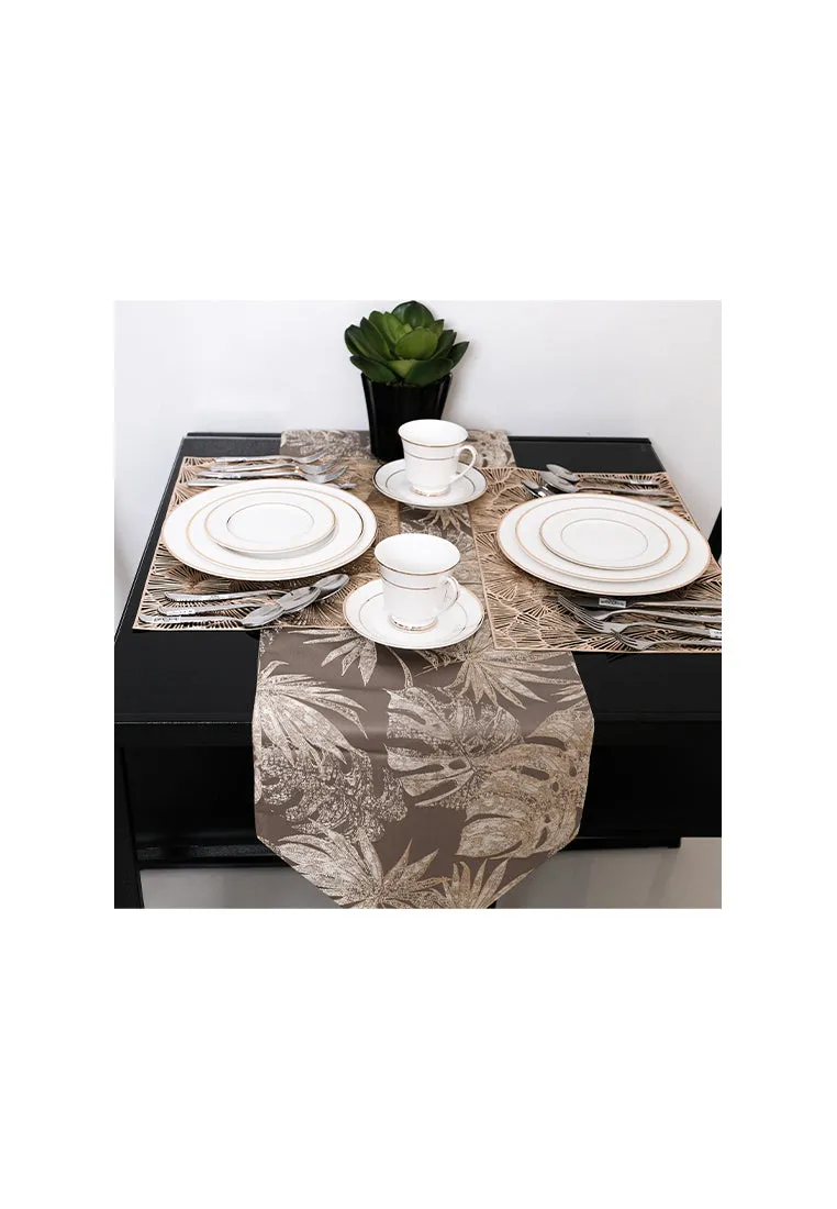 Table Runner Anahaw Leaves Design 33 x 180cm