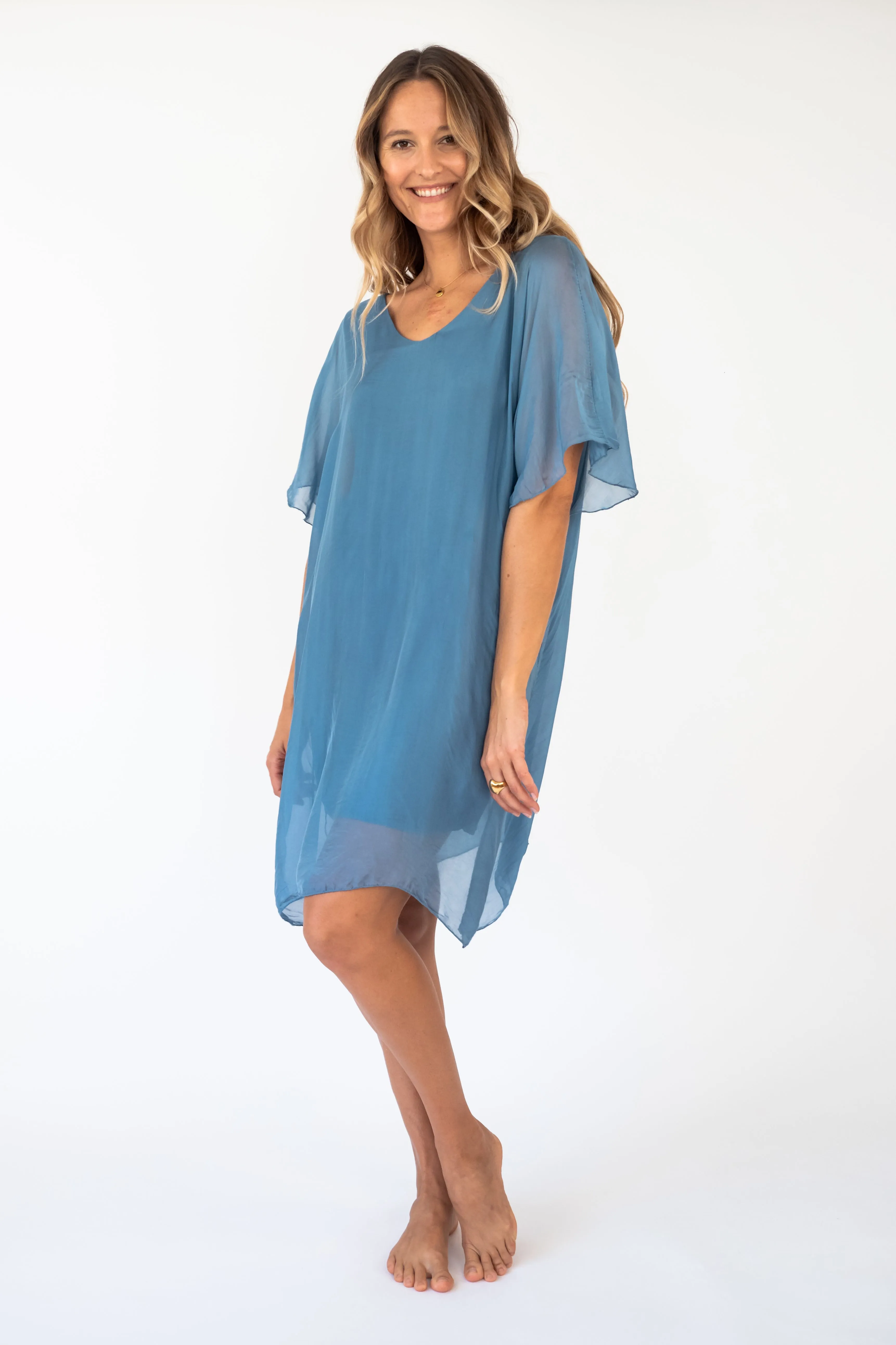 The KALOA Silk short dress