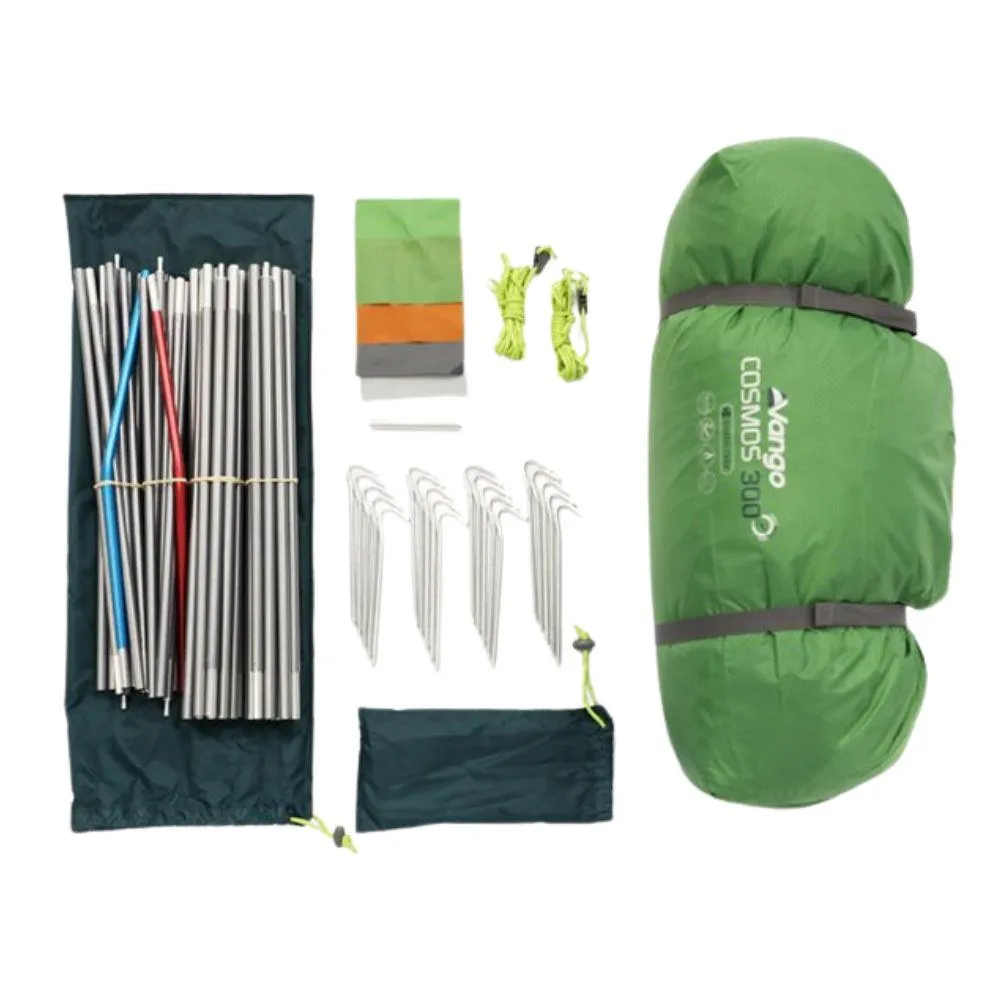 Vango Cosmos 300 - 3-Man Adventure Tent (Pamir Green)