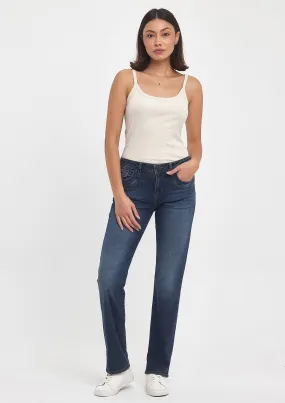 Vilma Zayla Mid Rise Straight Jean