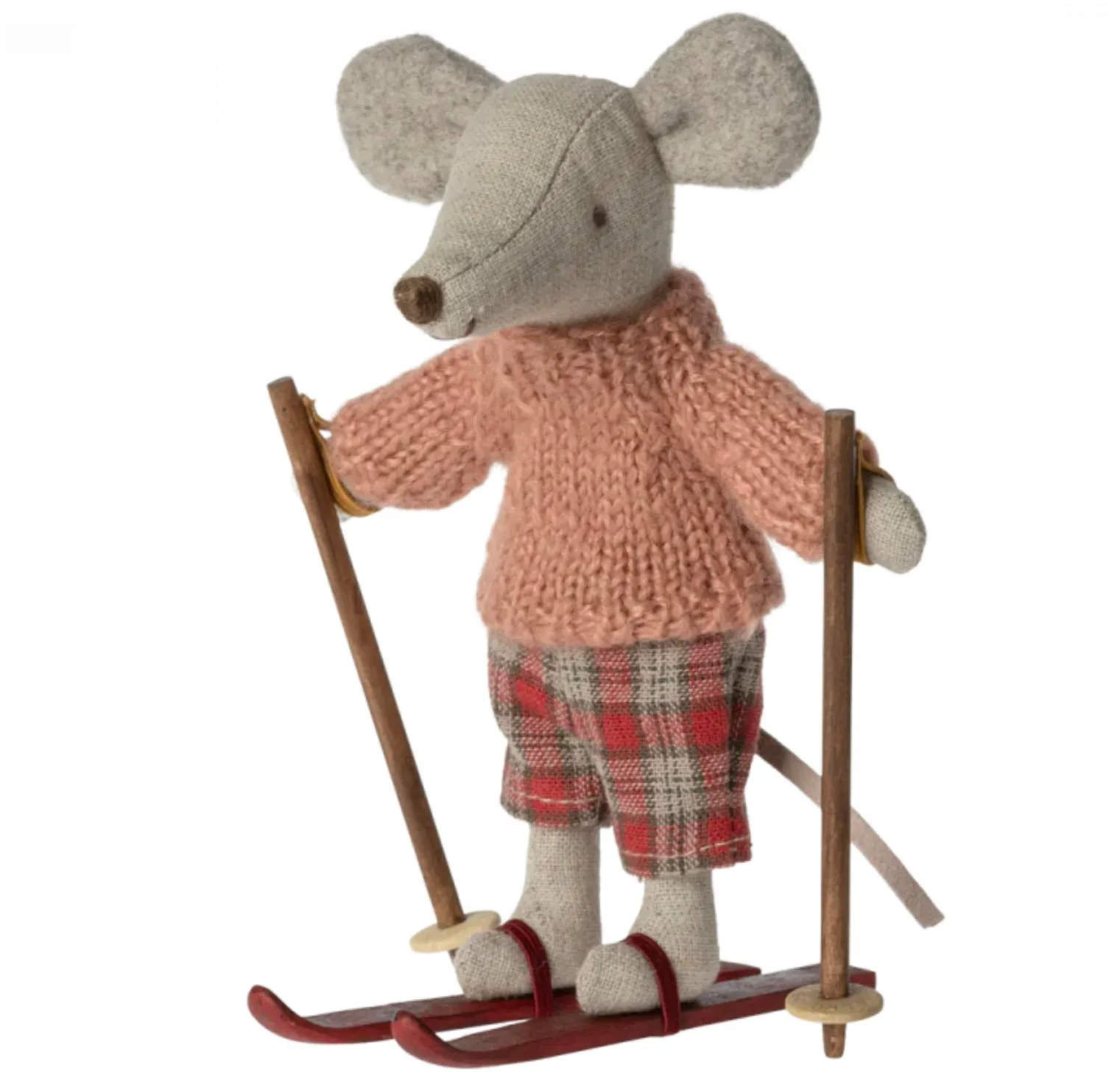 Winter Mouse With Ski Set Big Sister