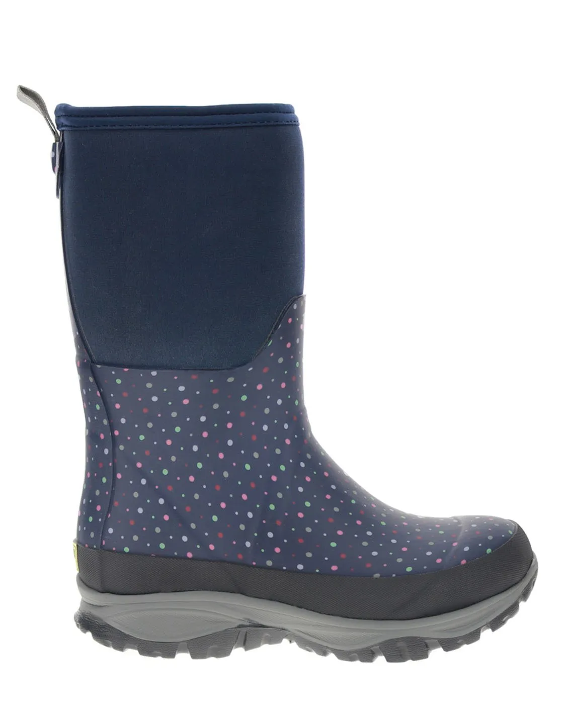 Women's Dainty Dot Neoprene Mid Cold Weather Boot - Navy